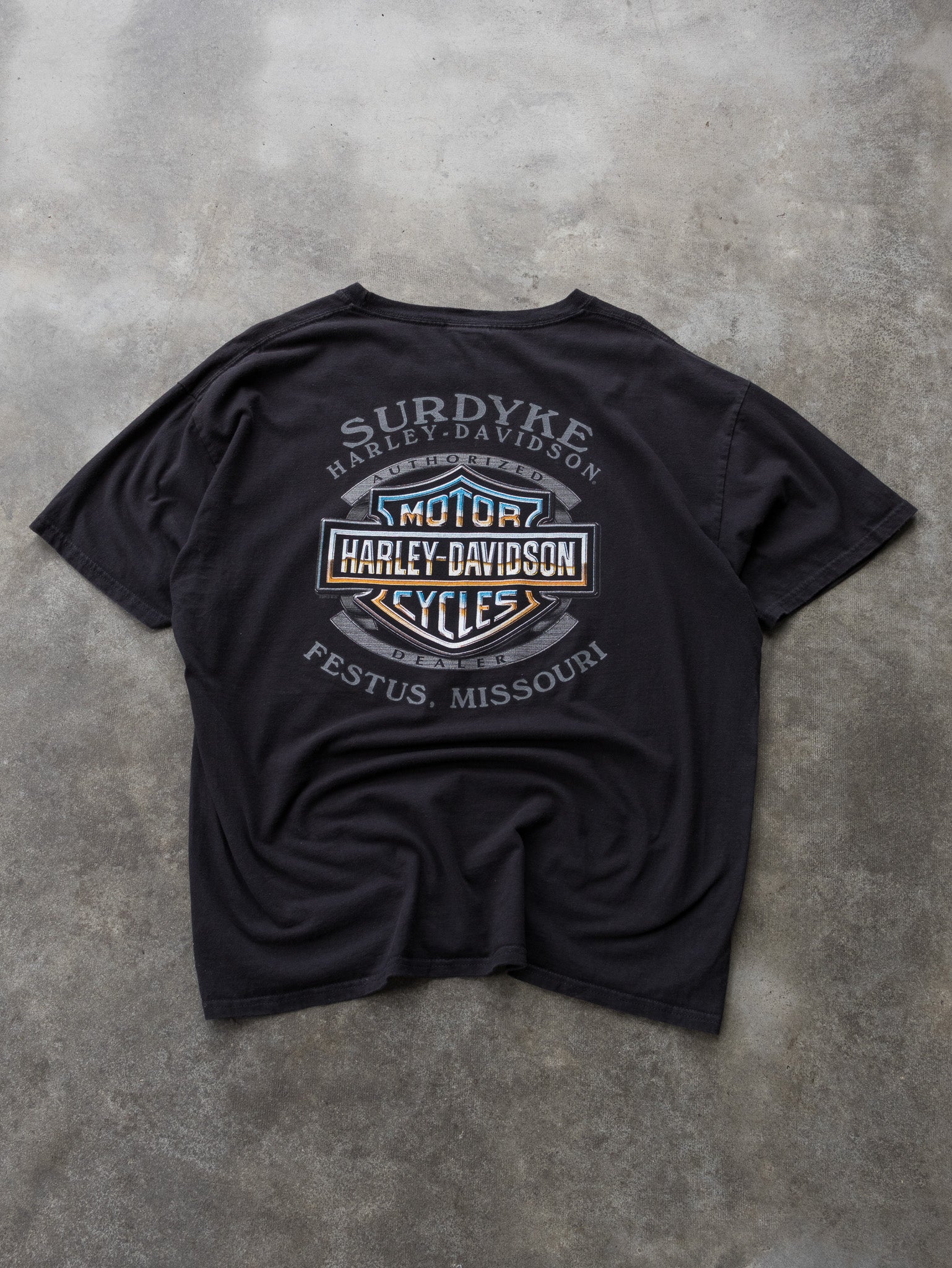 Vintage 2012 Harley-Davidson Surdyke Festus Missouri Tee (XL)