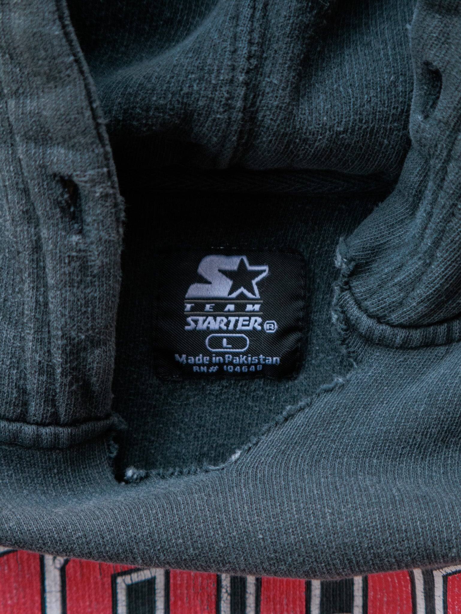Vintage 00s Green Georgia Starter Hoodie (L)