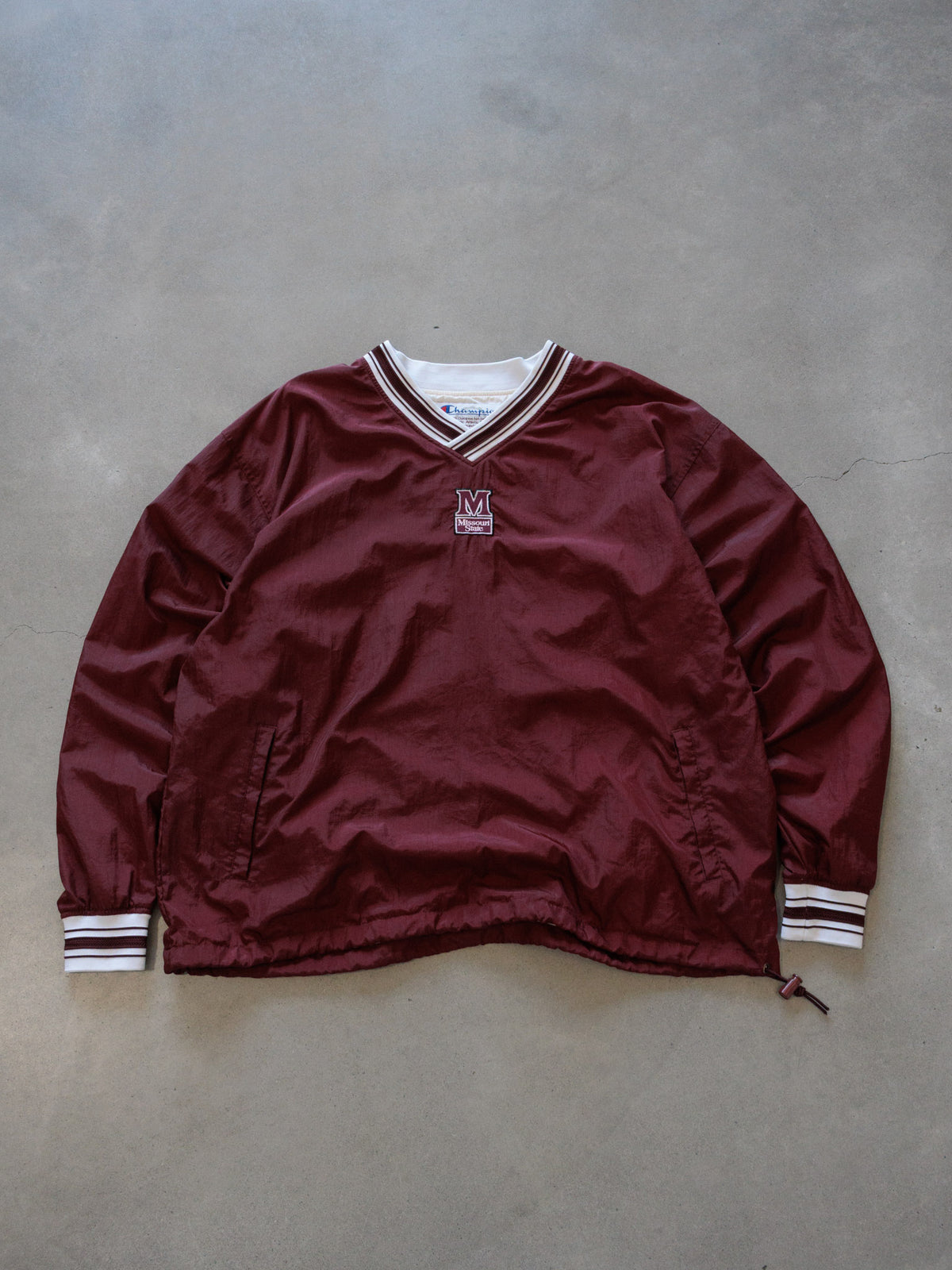 Vintage 00s Red Champion Missouri State Windbreaker (XL)