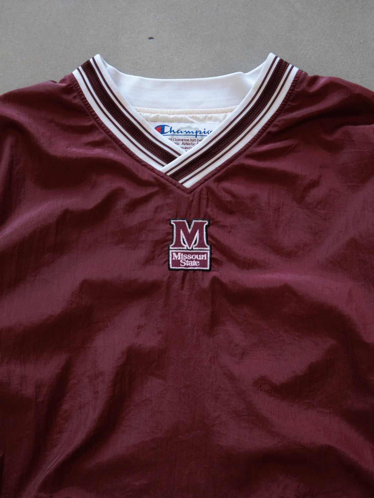 Vintage 00s Red Champion Missouri State Windbreaker (XL)