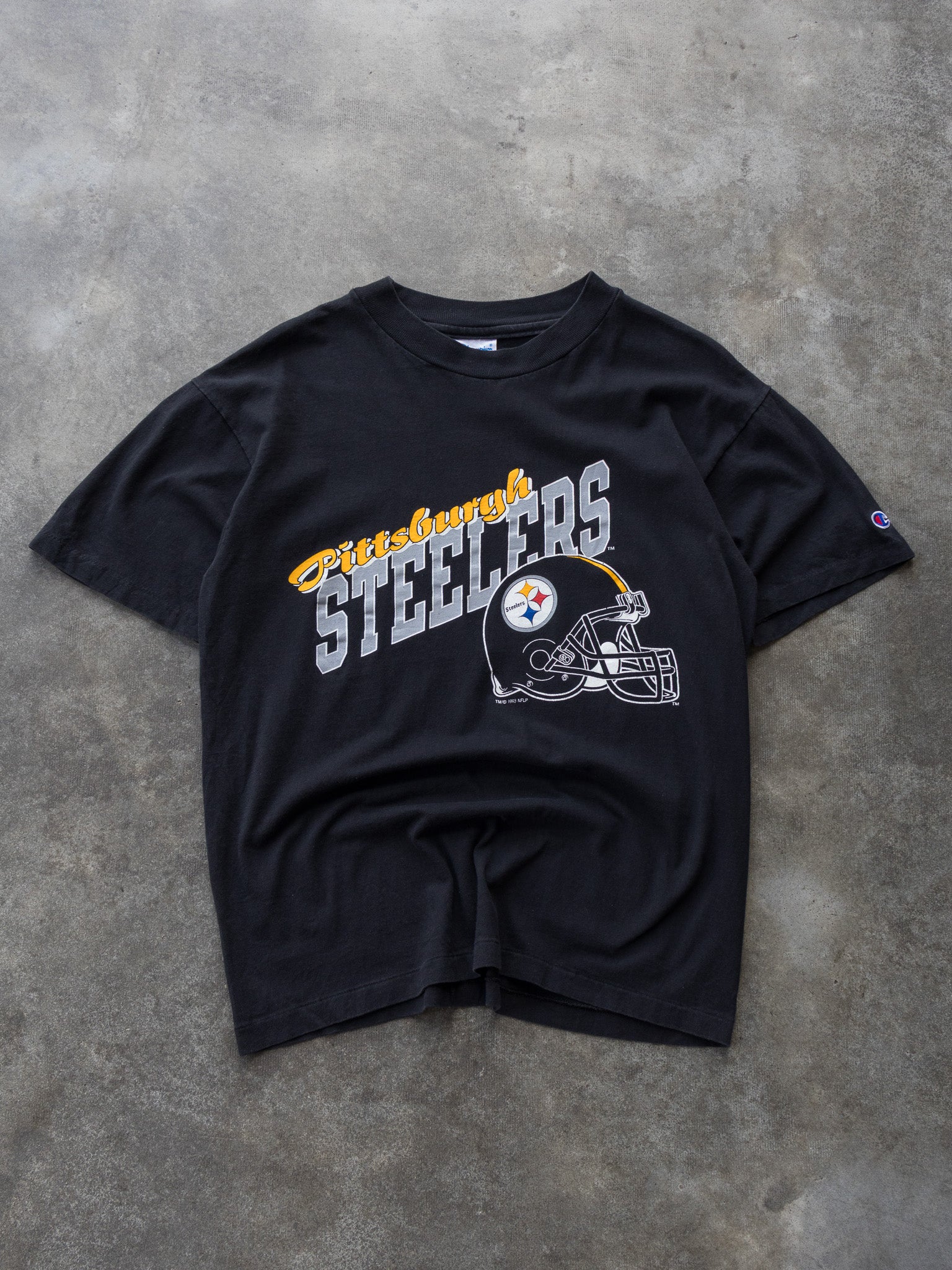 Vintage 1993 Champion Pittsburgh Steelers Tee (M)