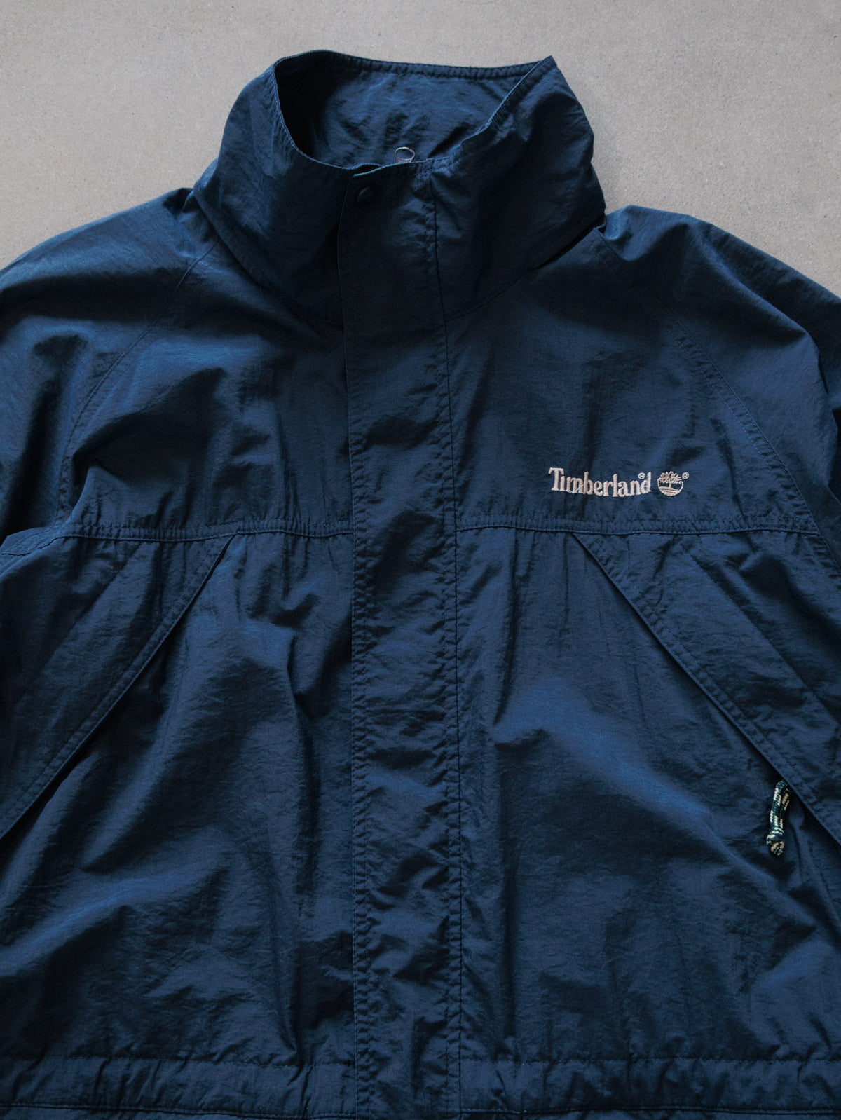 Vintage 90s Navy Timberland Windbreaker (L)