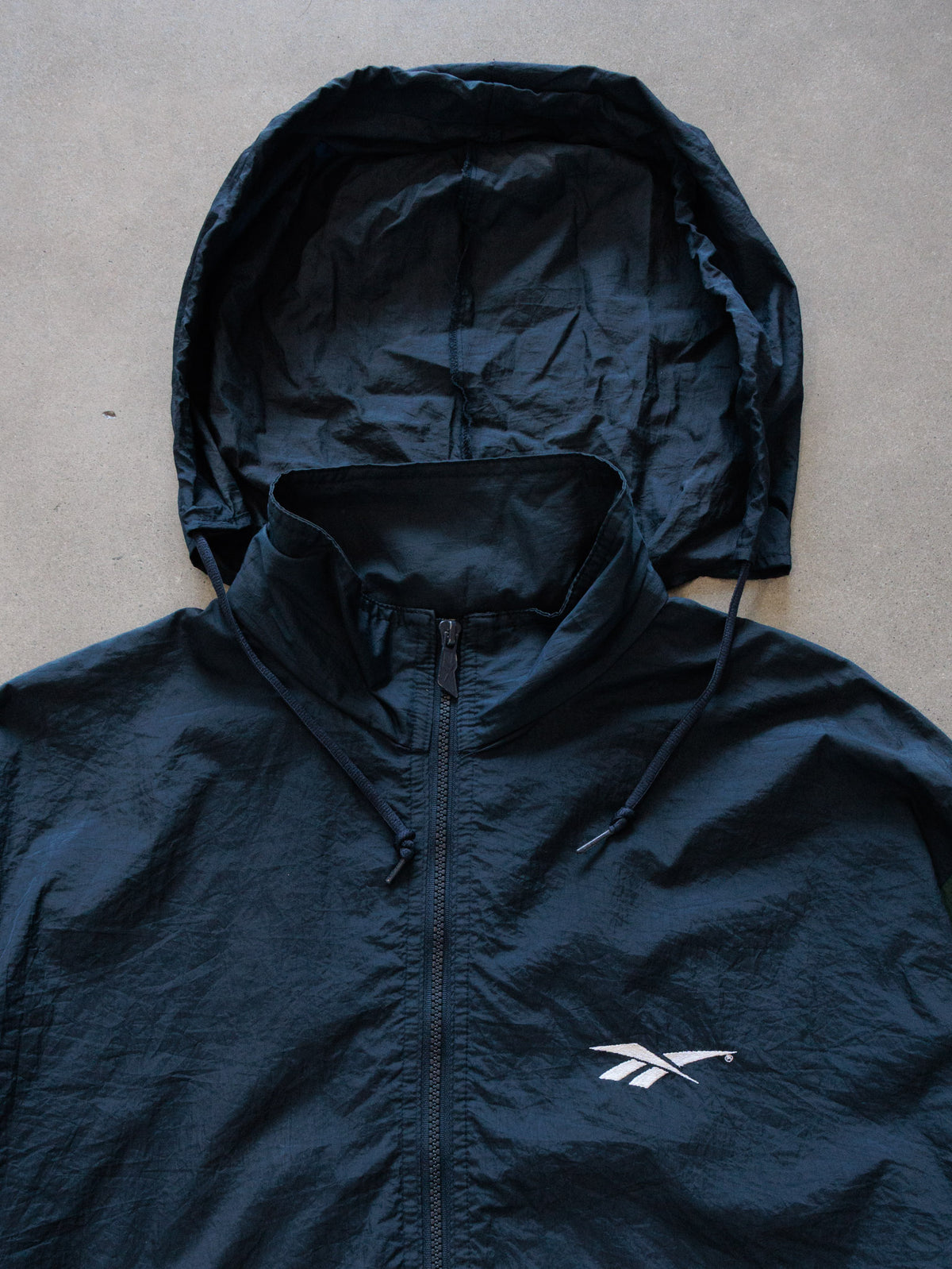 Vintage Navy Reebok Colourblock Windbreaker (-)