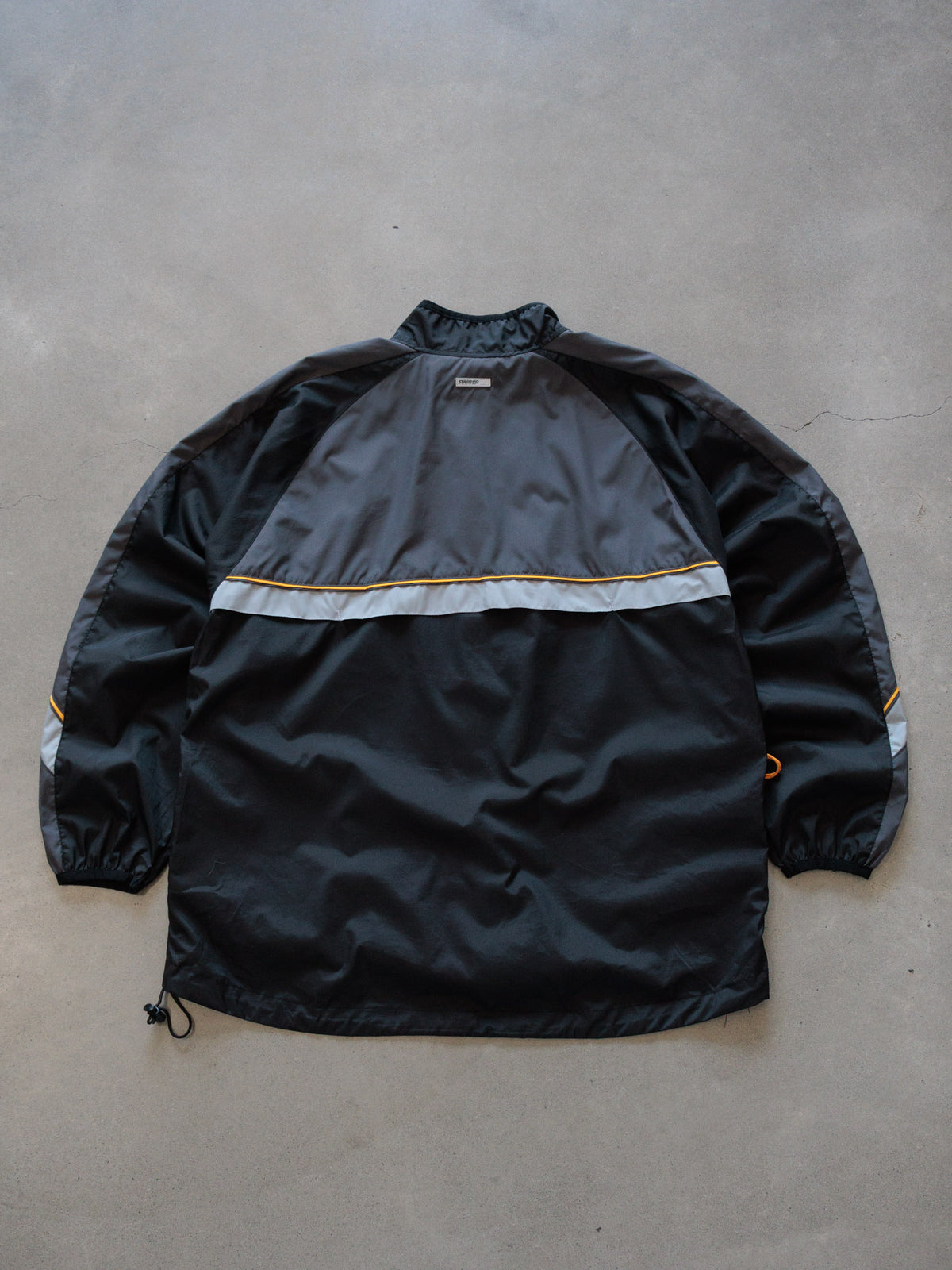 Vintage 00s Black Starter Colourblock Windbreaker (L)