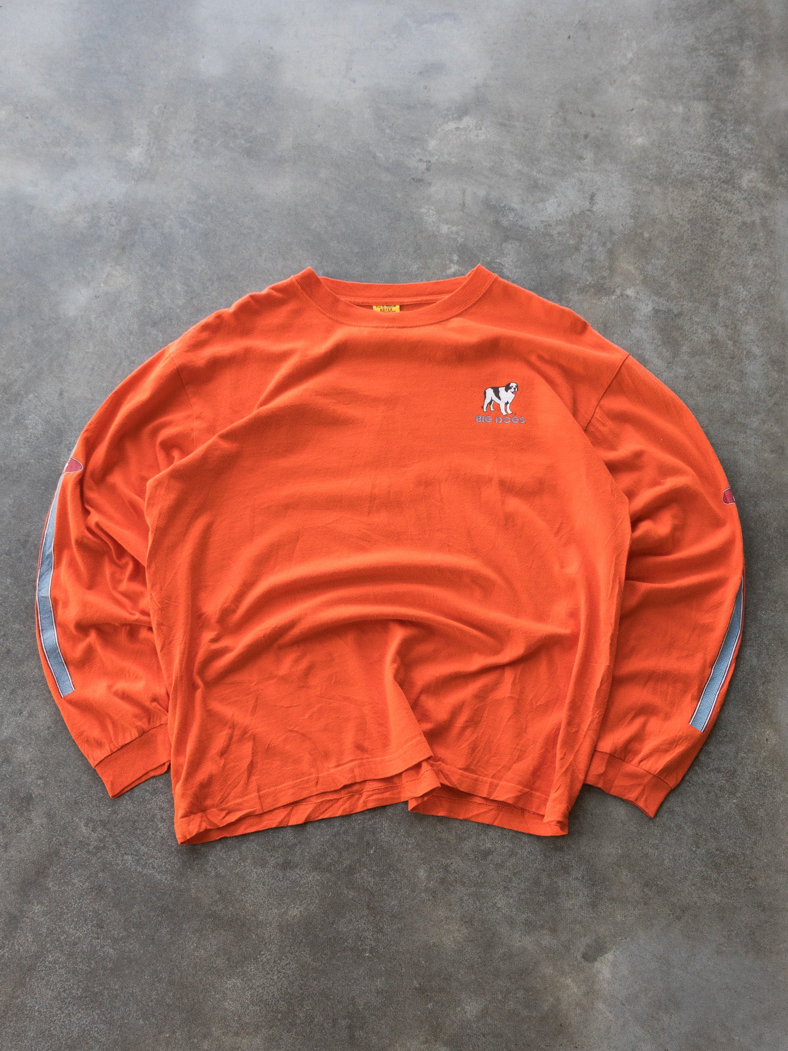 Vintage 90s Orange Big Dogs Long Sleeve (M)