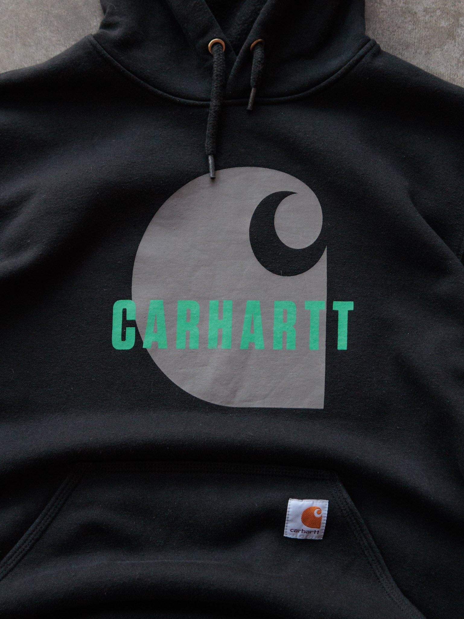 Vintage Black Carhartt Hoodie (S)