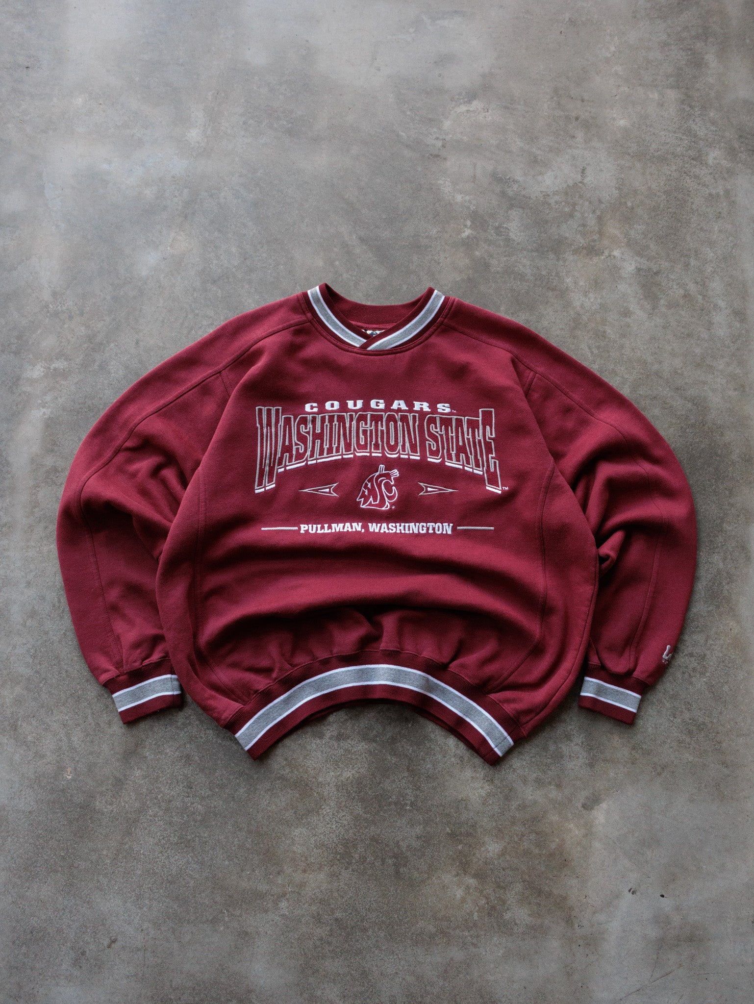 Vintage 90s Red Washington State Cougars Lee Sport Sweatshirt (M)