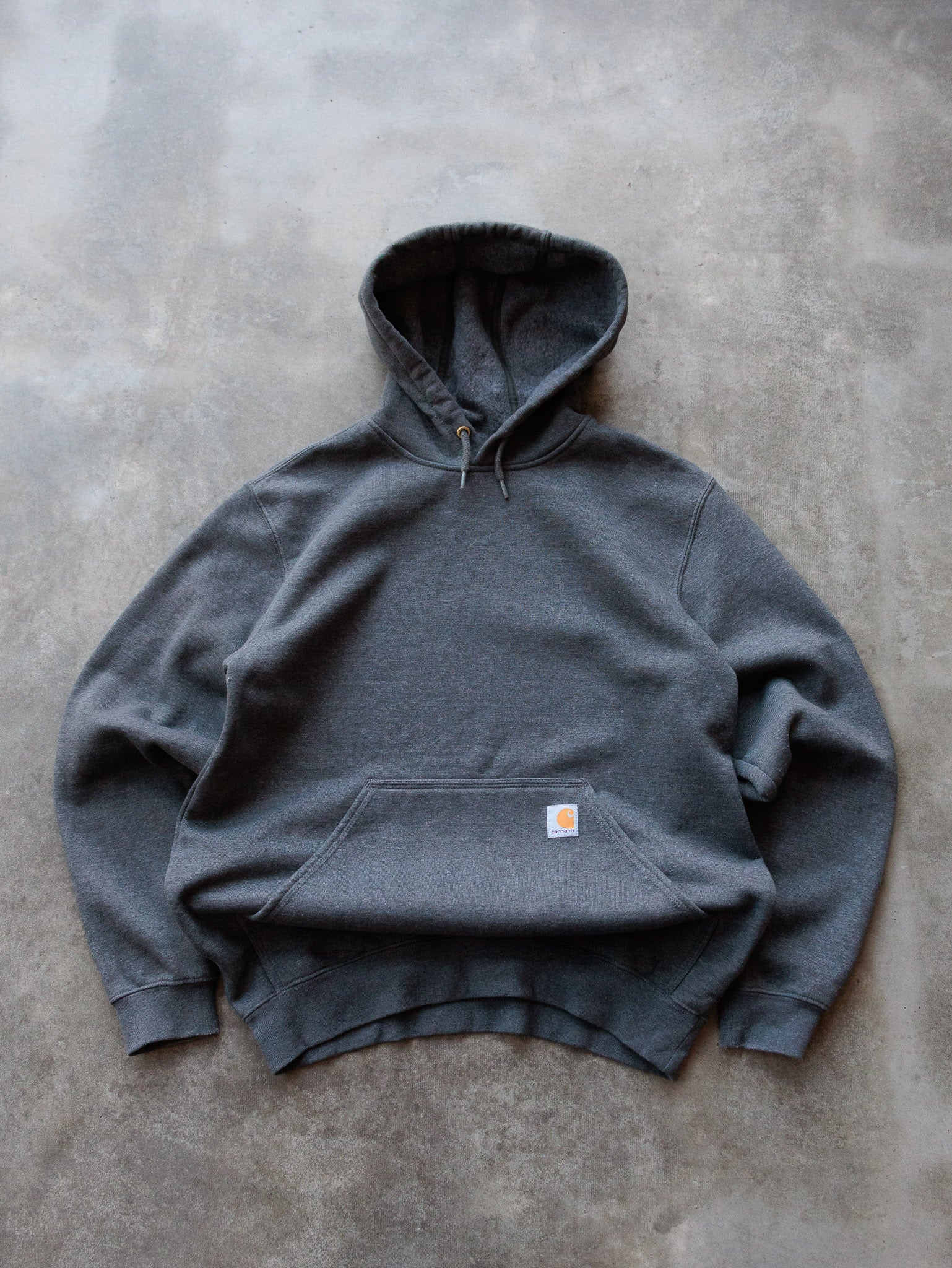 Vintage Grey Carhartt Hoodie (M)