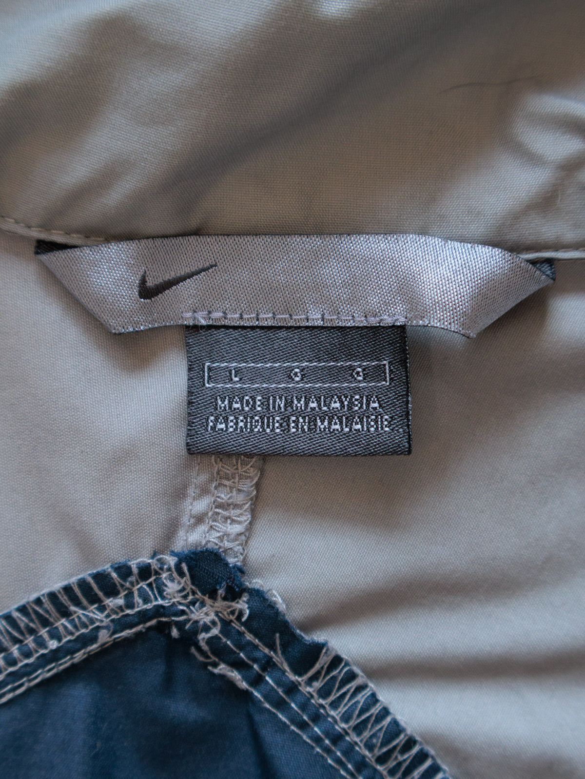Vintage 00s Grey Nike Windbreaker (L)