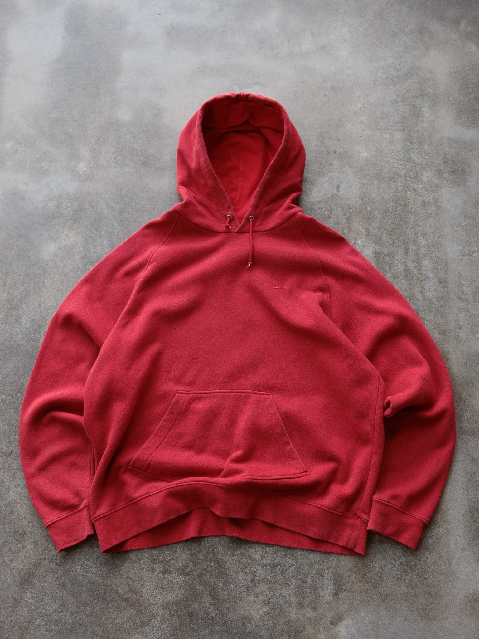 Vintage 00s Red Nike Hoodie (XL)