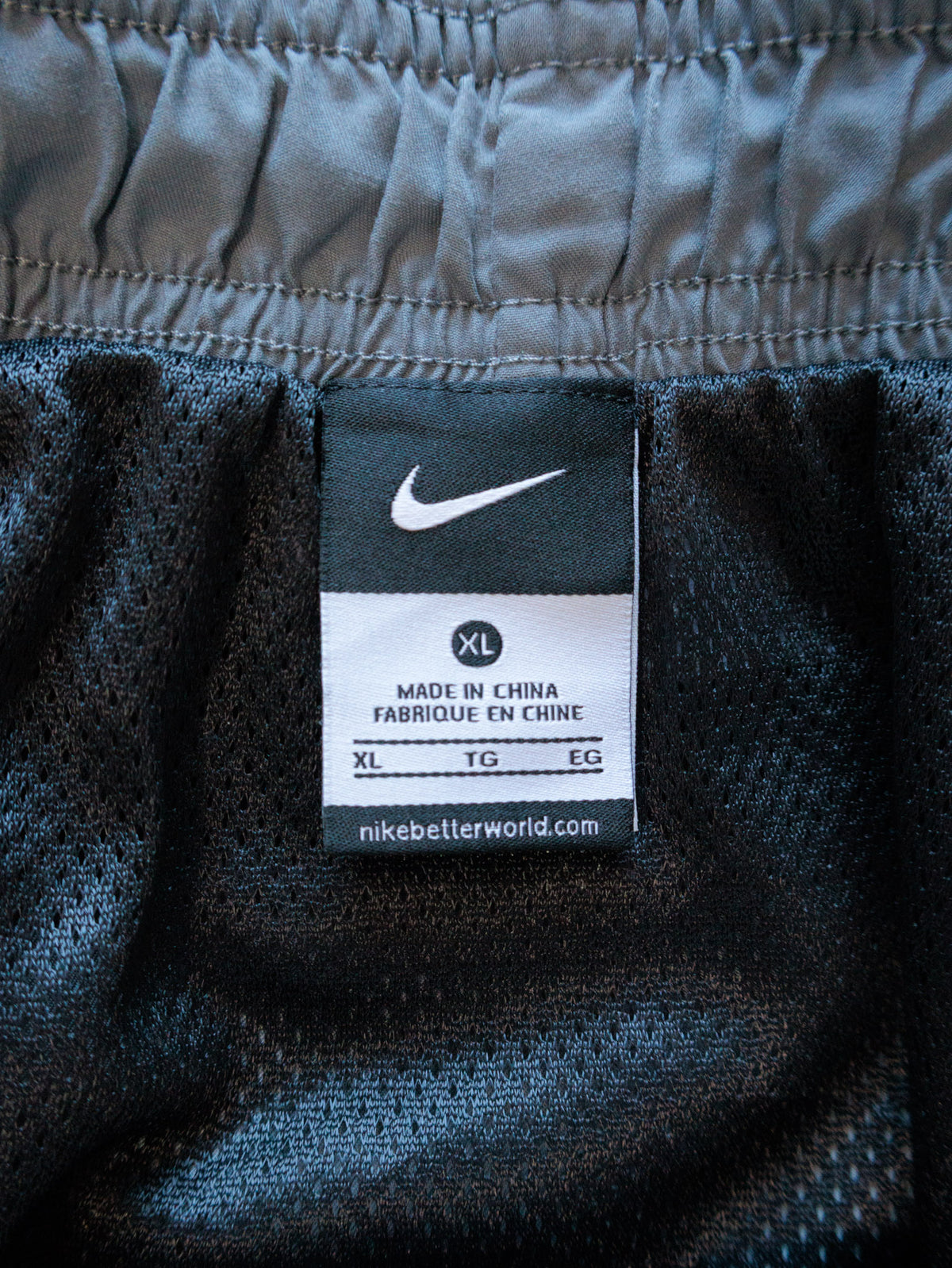 Vintage 00s Grey Nike Swim Shorts (XL)