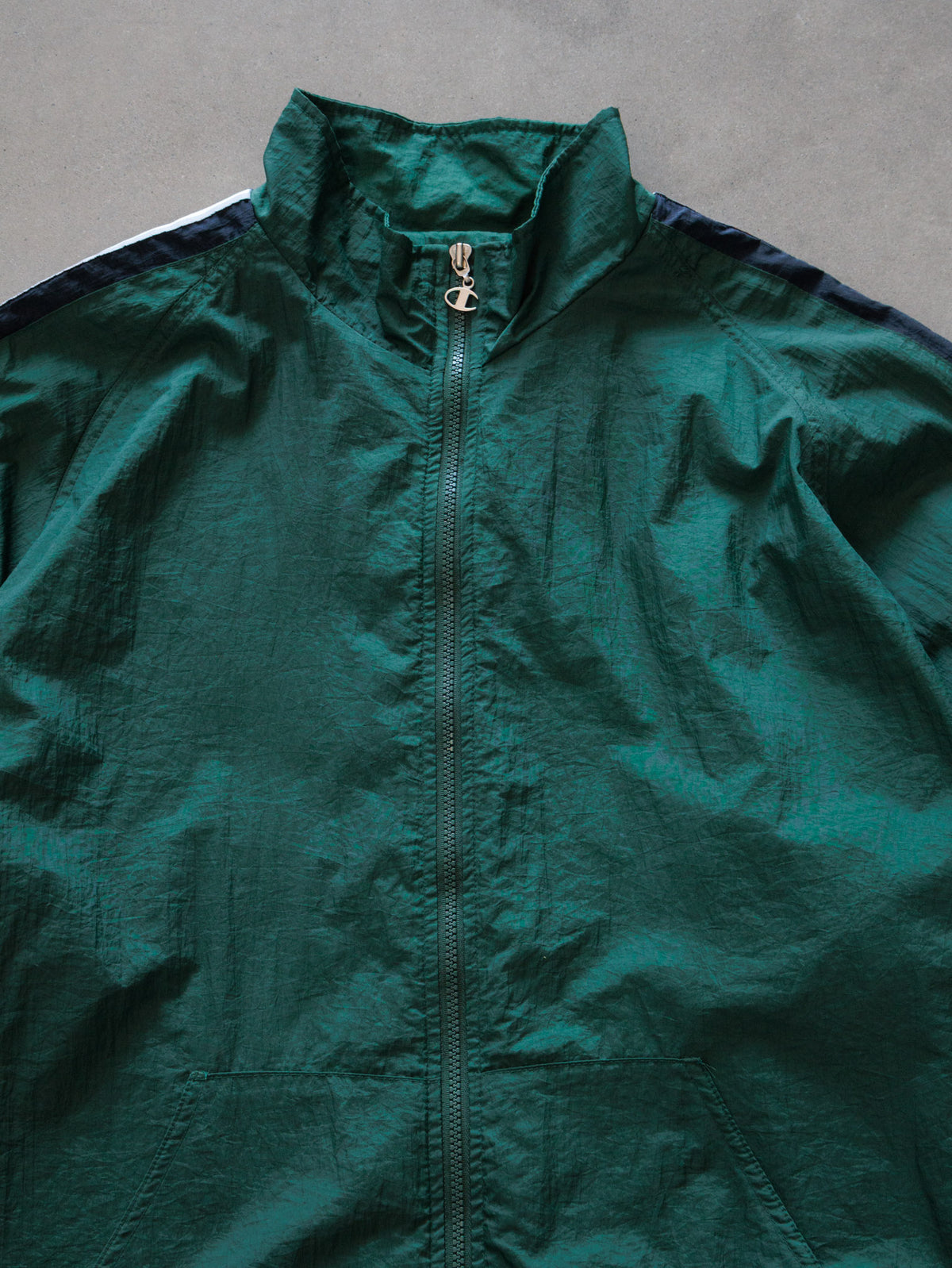 Vintage 90s Green Champion Windbreaker (XL)