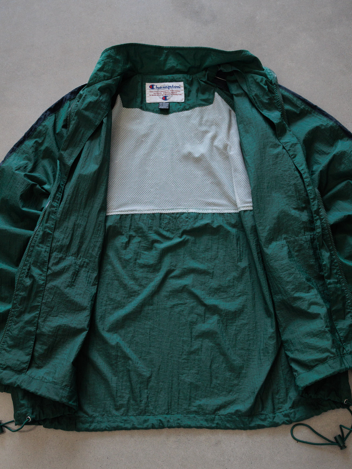 Vintage 90s Green Champion Windbreaker (XL)