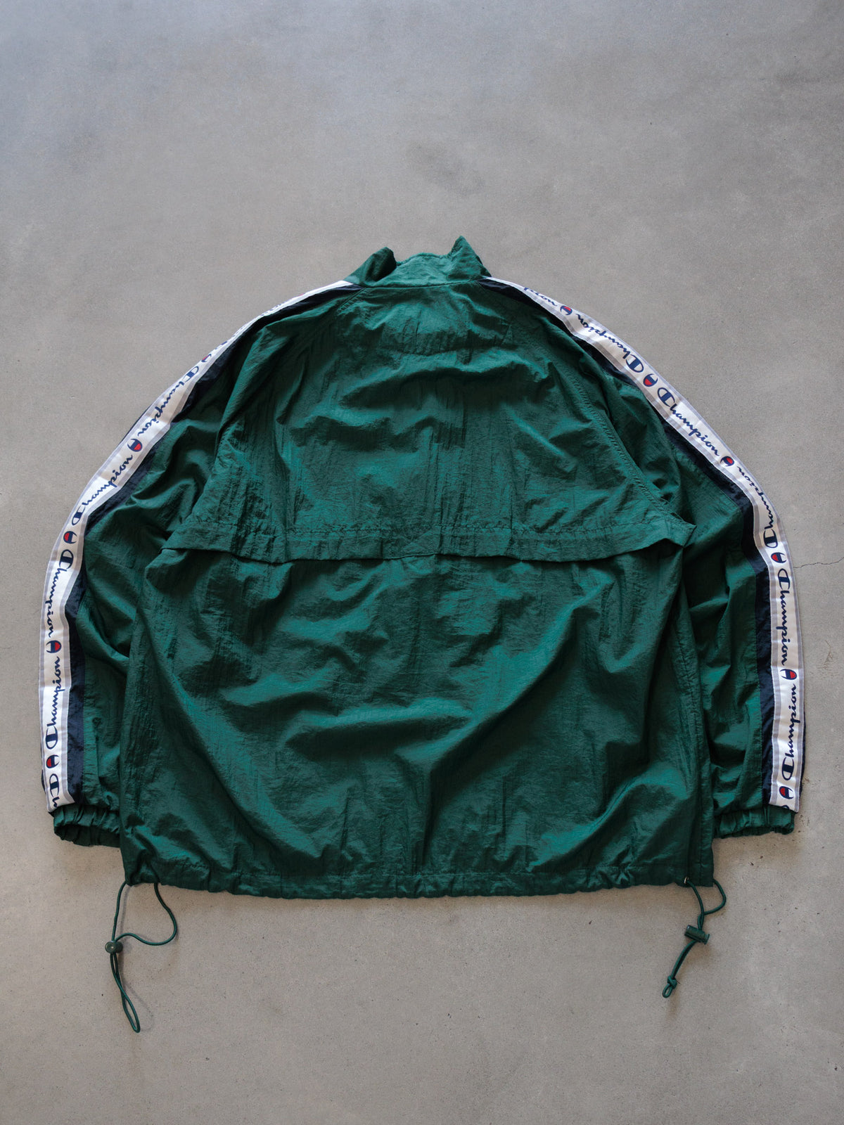 Vintage 90s Green Champion Windbreaker (XL)