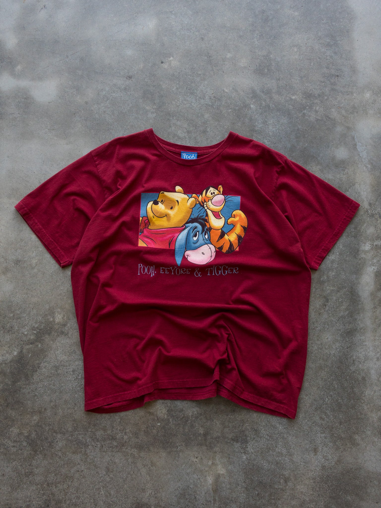 Vintage 00s Pooh, Eeyore & Tigger Tee (2XL)