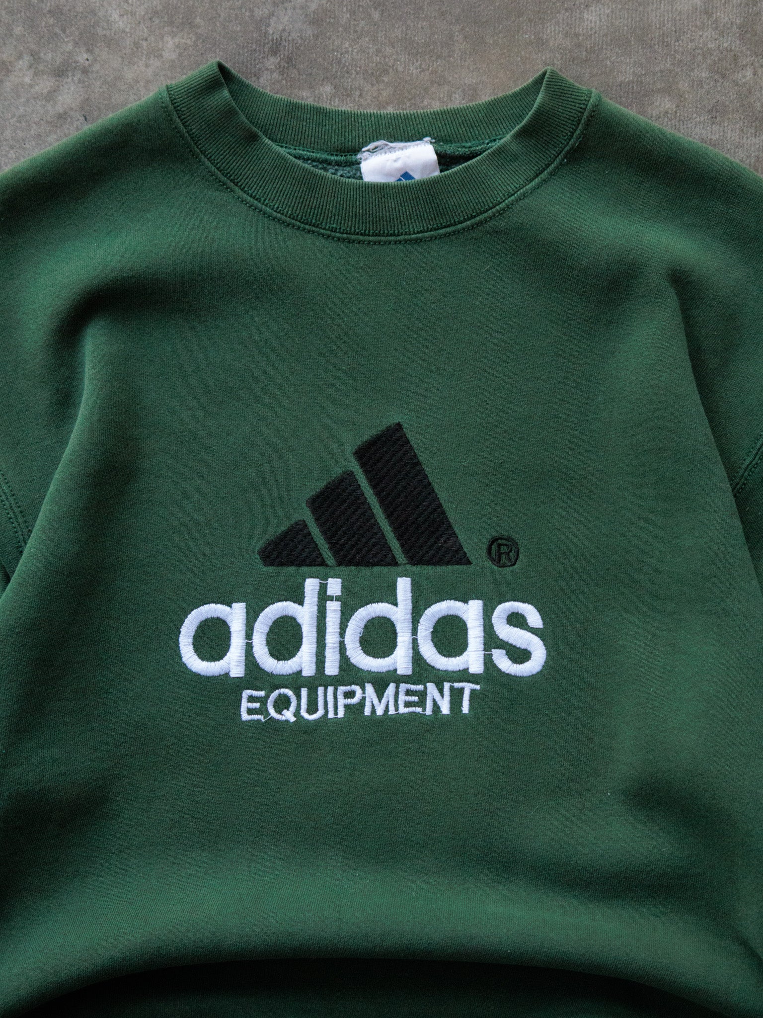 Vintage 90s Green Adidas Equipment Sweatshirt (M)