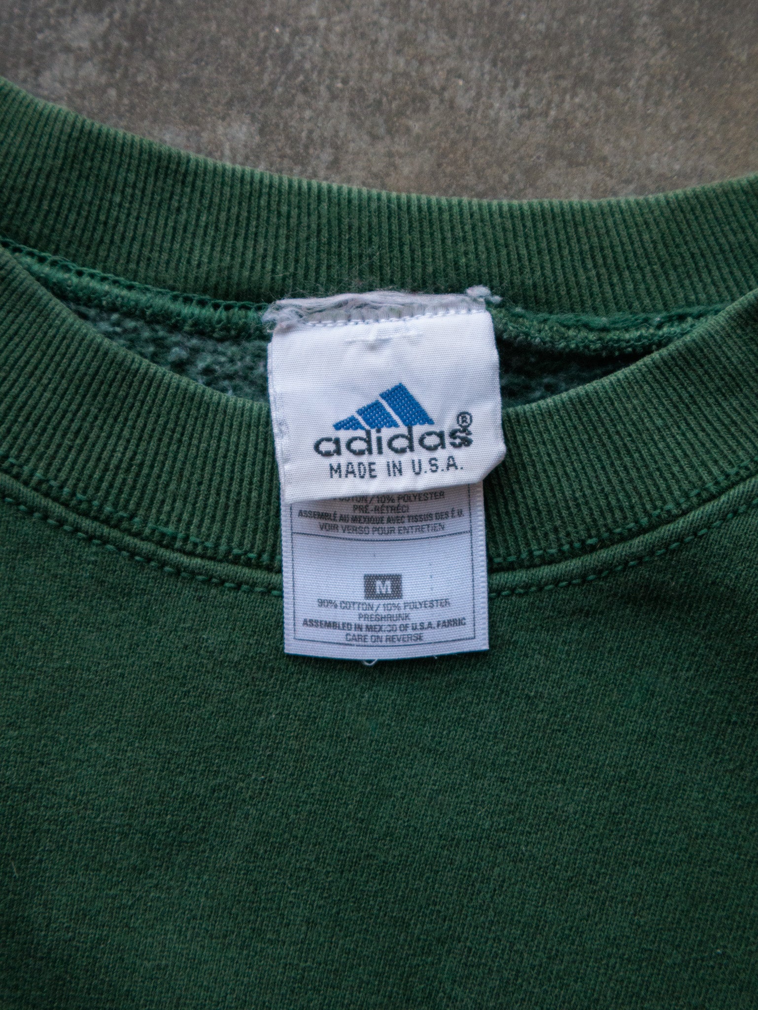 Vintage 90s Green Adidas Equipment Sweatshirt (M)