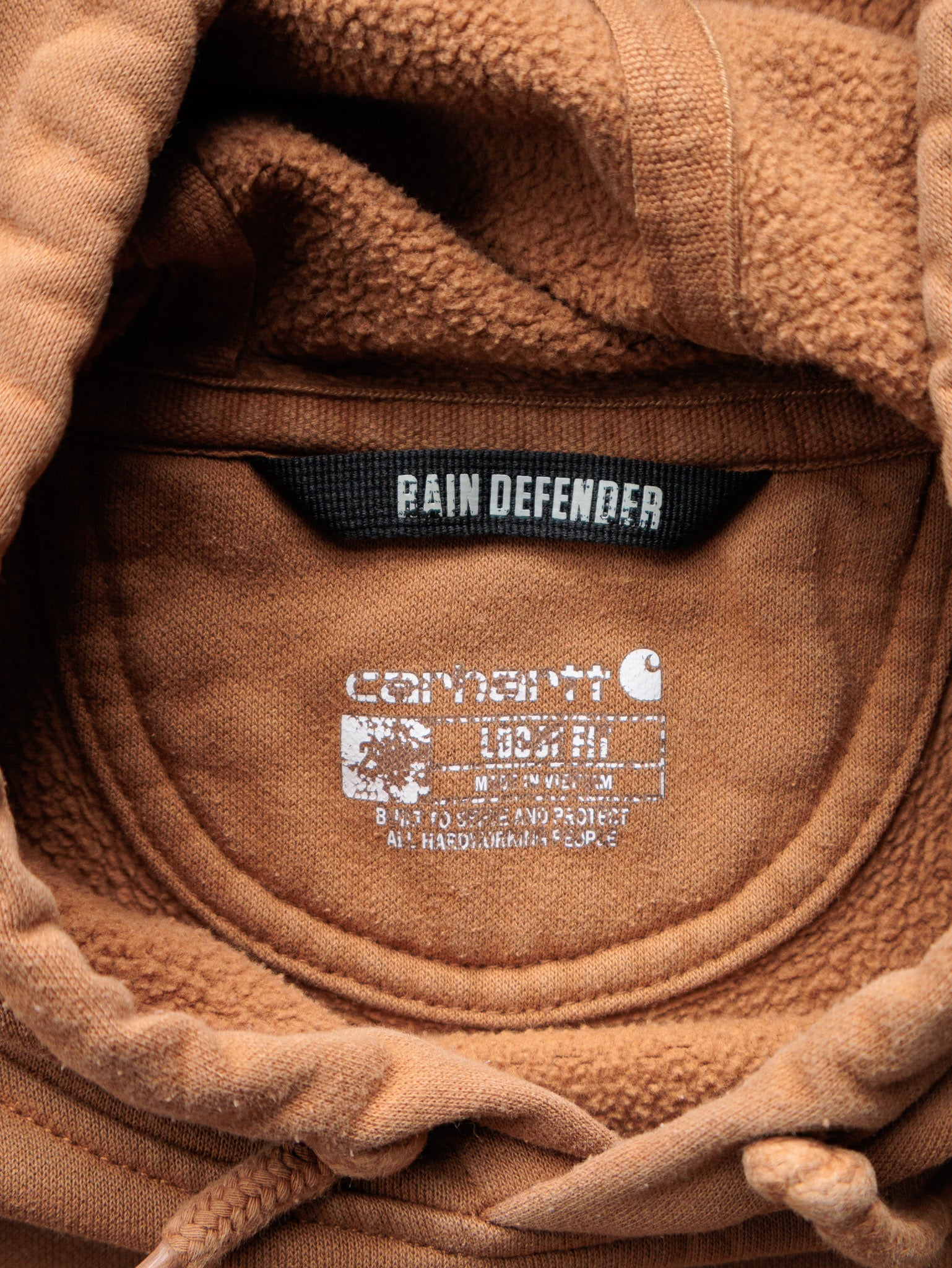 Vintage Brown Carhartt Hoodie (-)