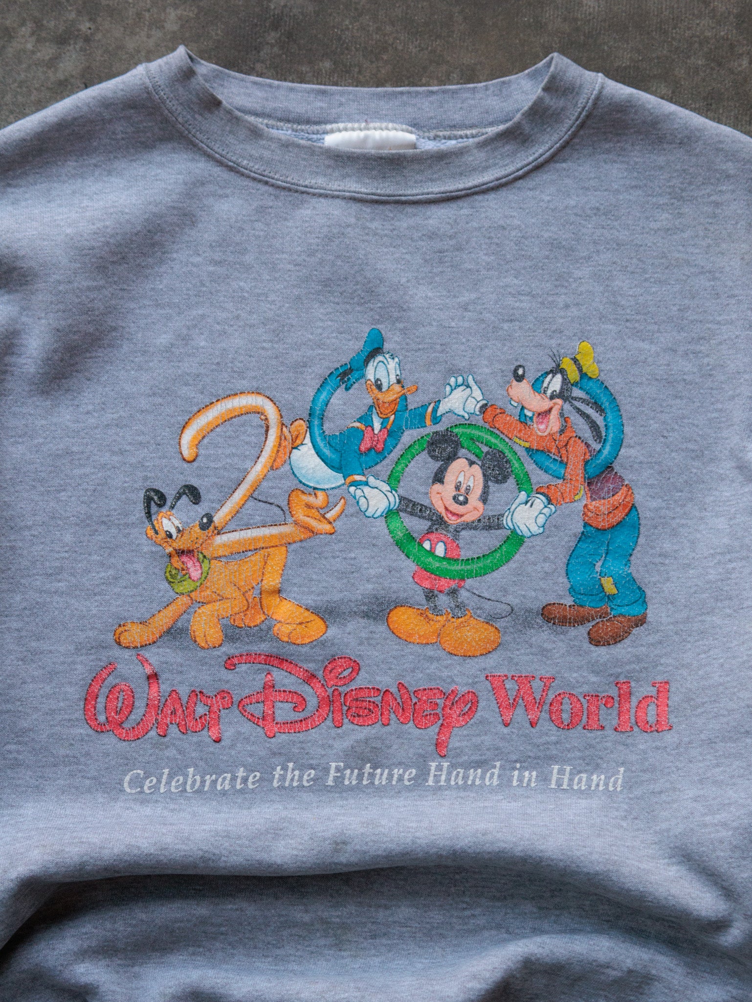 Vintage 2000 Grey Walt Disney World Sweatshirt (-)