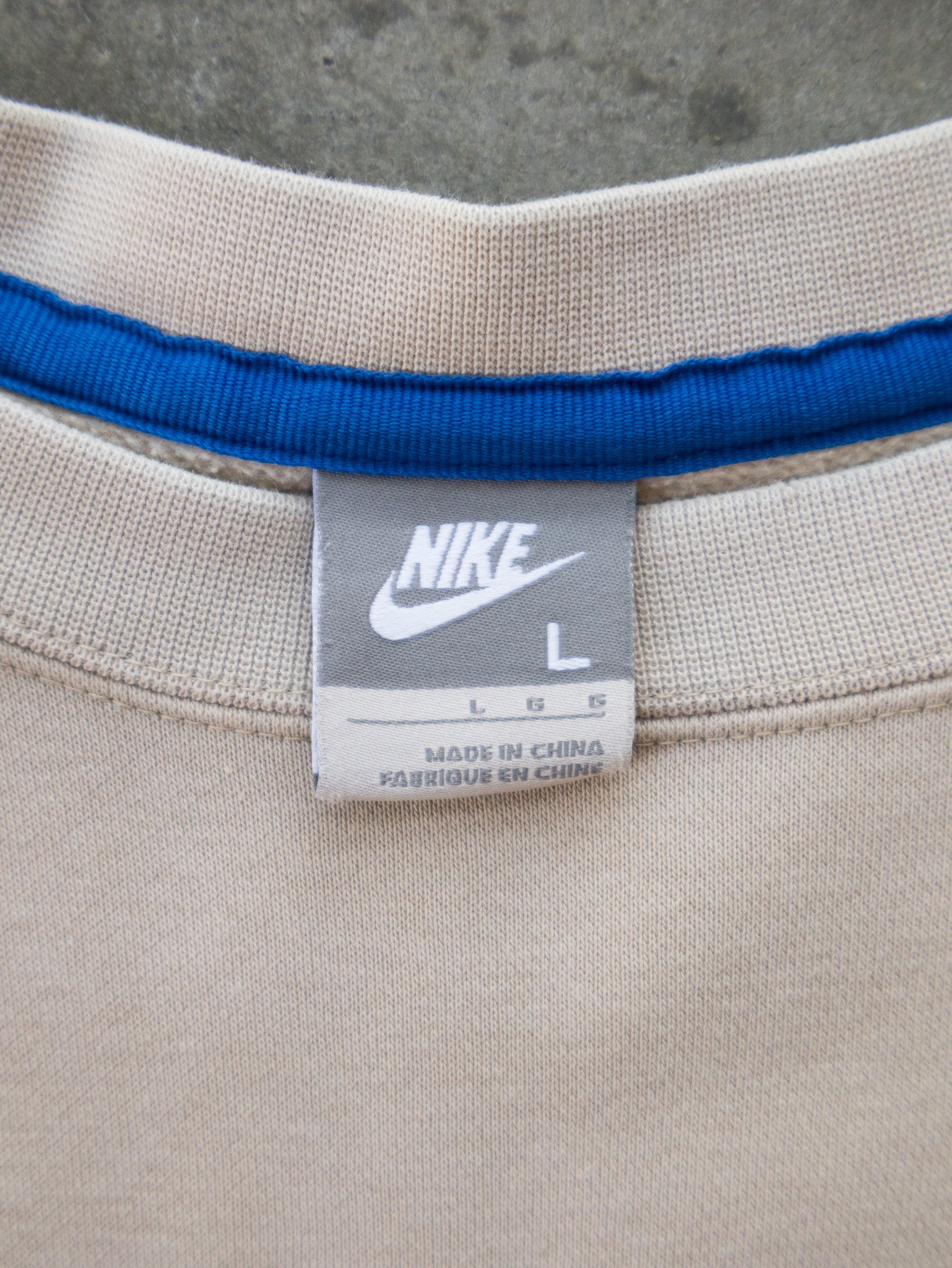 Vintage Beige Nike Air Sweatshirt (L)