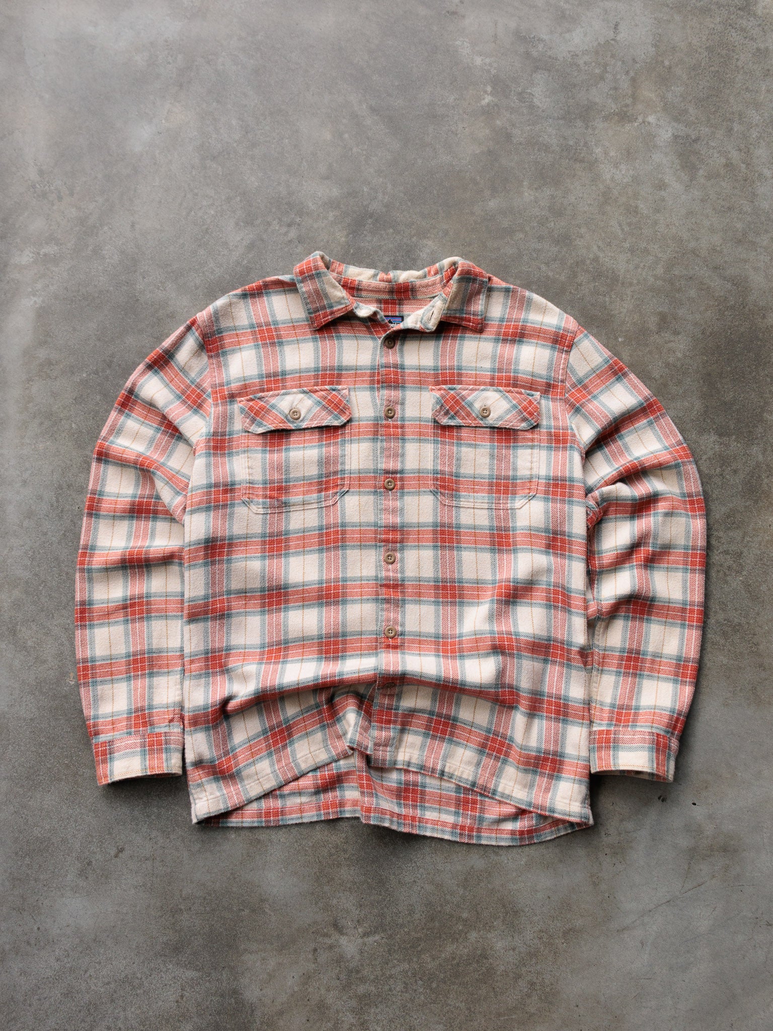 Vintage Patagonia Red Plaid Flannel Shirt (M)
