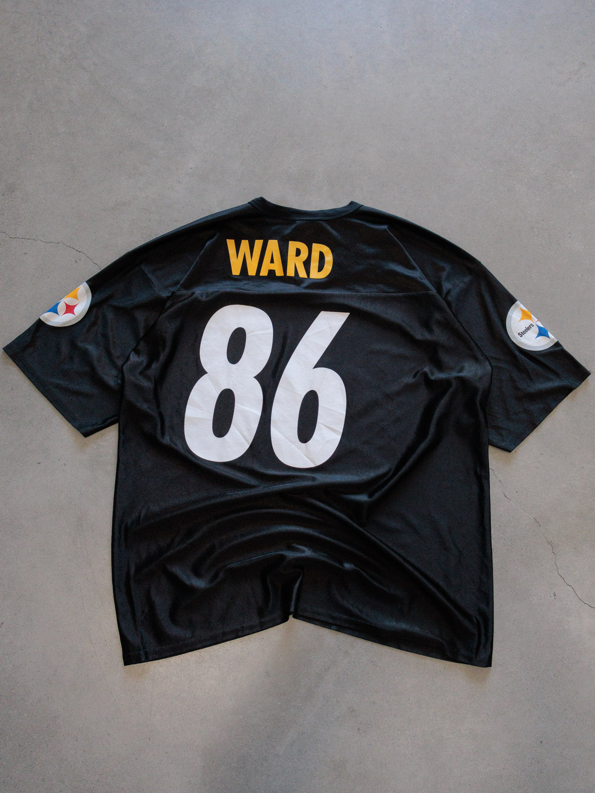 Vintage Black Pittsburgh Steelers Ward Jersey (XL)