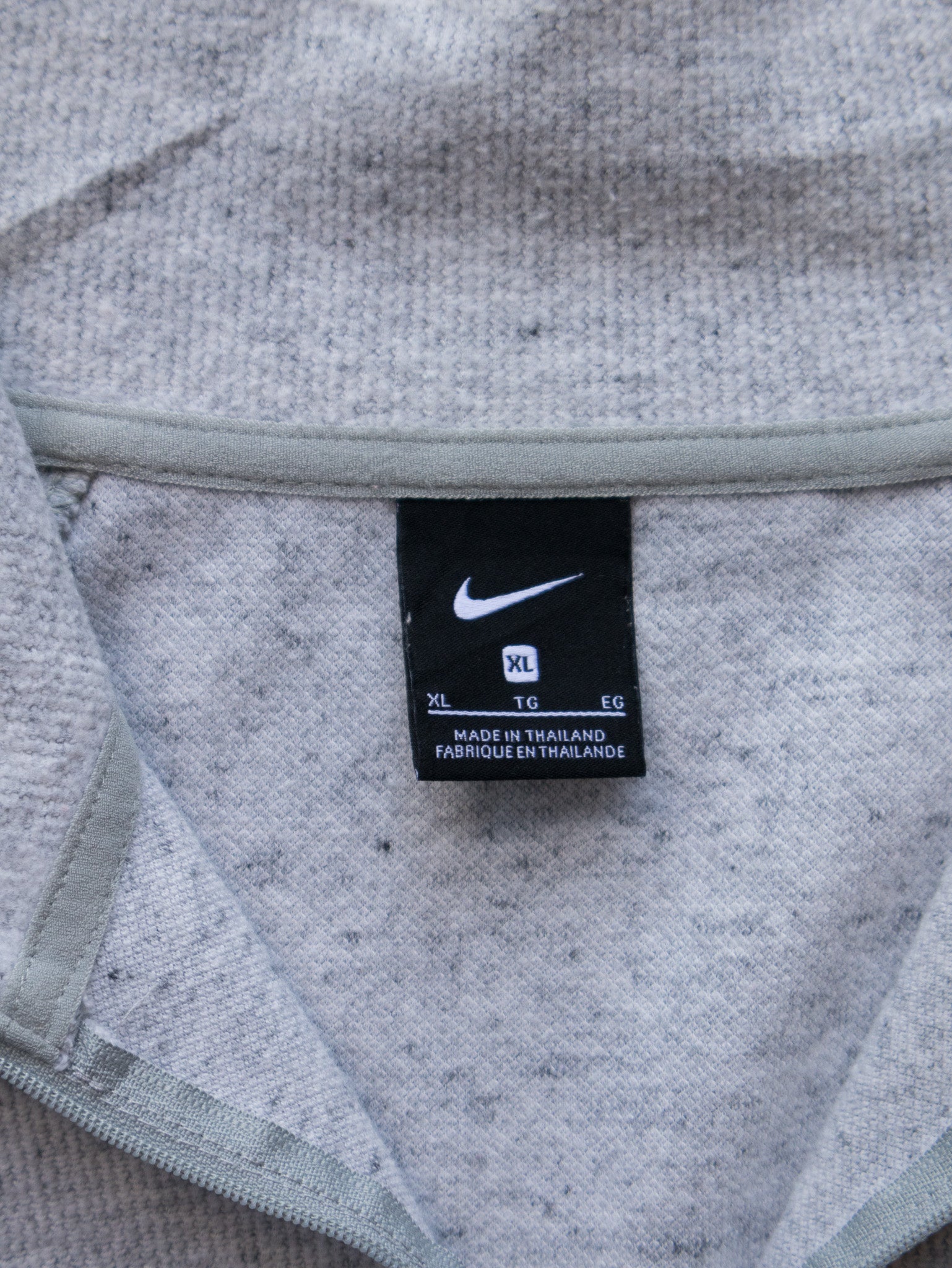 Vintage Grey Nike Mini Swoosh Quarter Zip (XL)