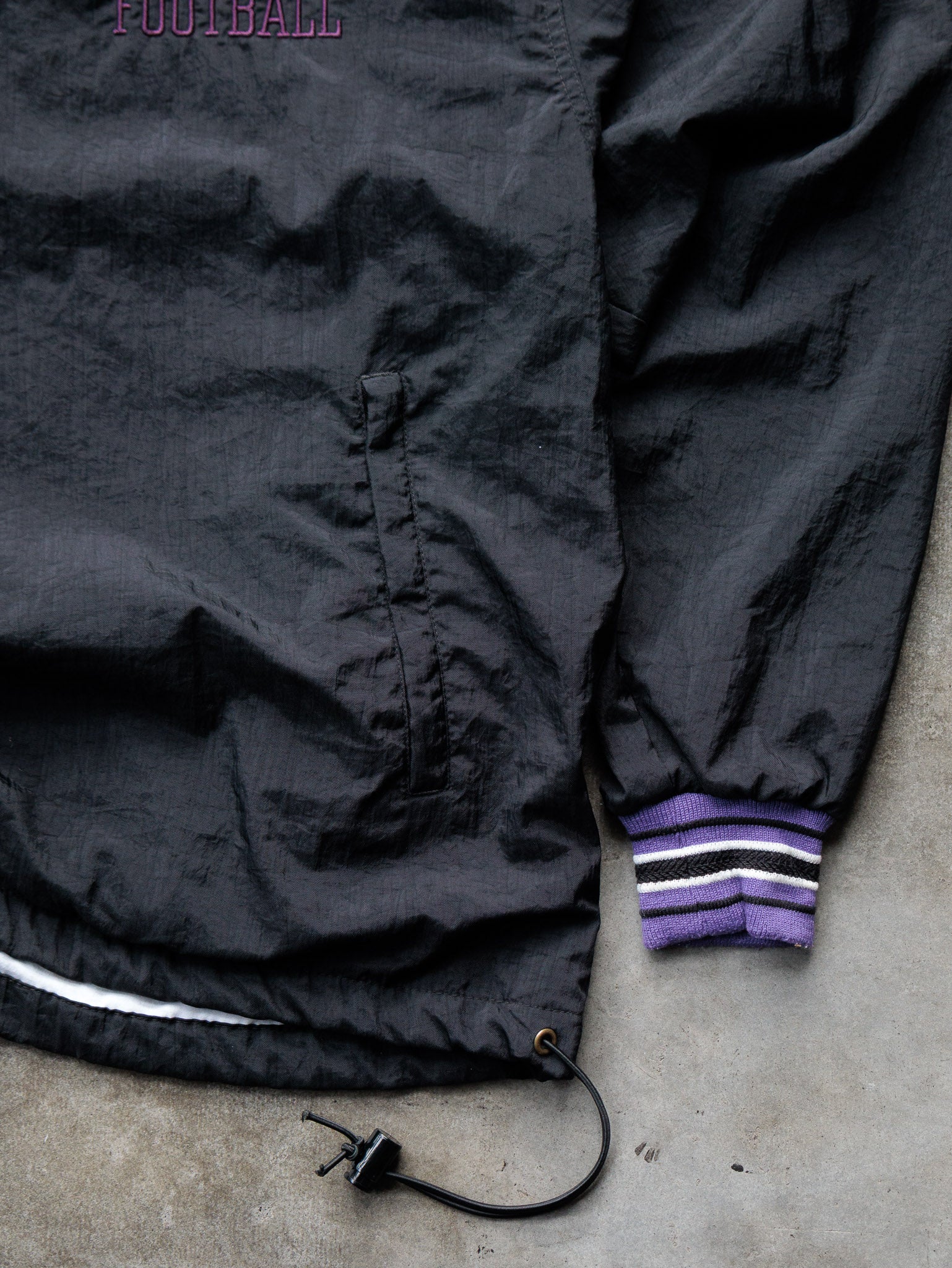 Vintage Black Knox Football Jacket (M)