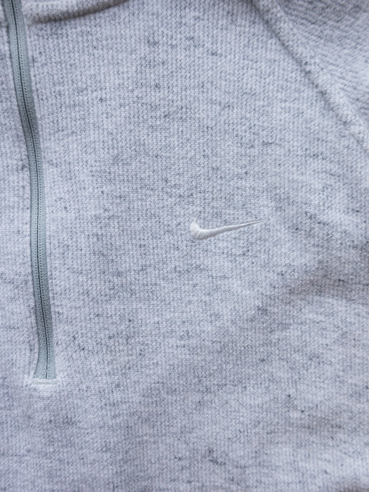 Vintage Grey Nike Mini Swoosh Quarter Zip (XL)