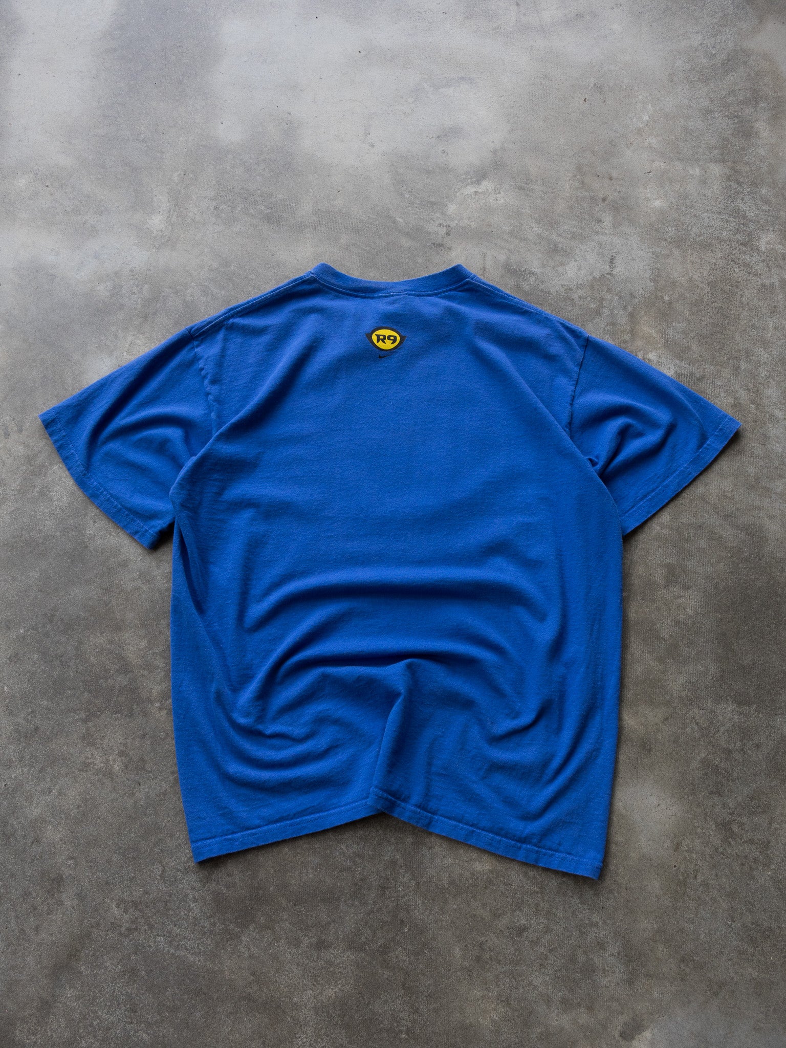 Vintage 90s Blue Nike Alegria R9 Tee (M)