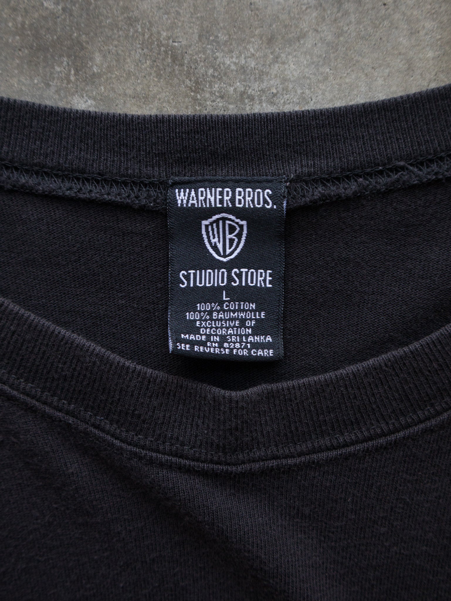 Vintage Black Looney Tunes Pocket Tee (L)