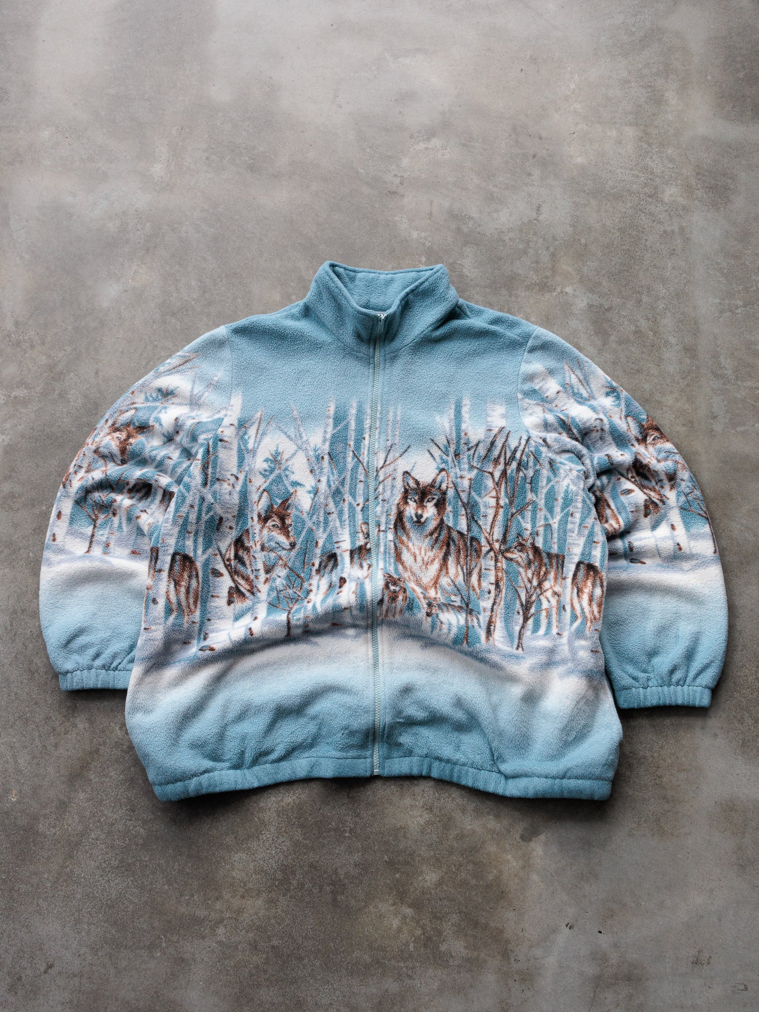 Vintage Blue Blair Wolf Fleece Jacket (XL)