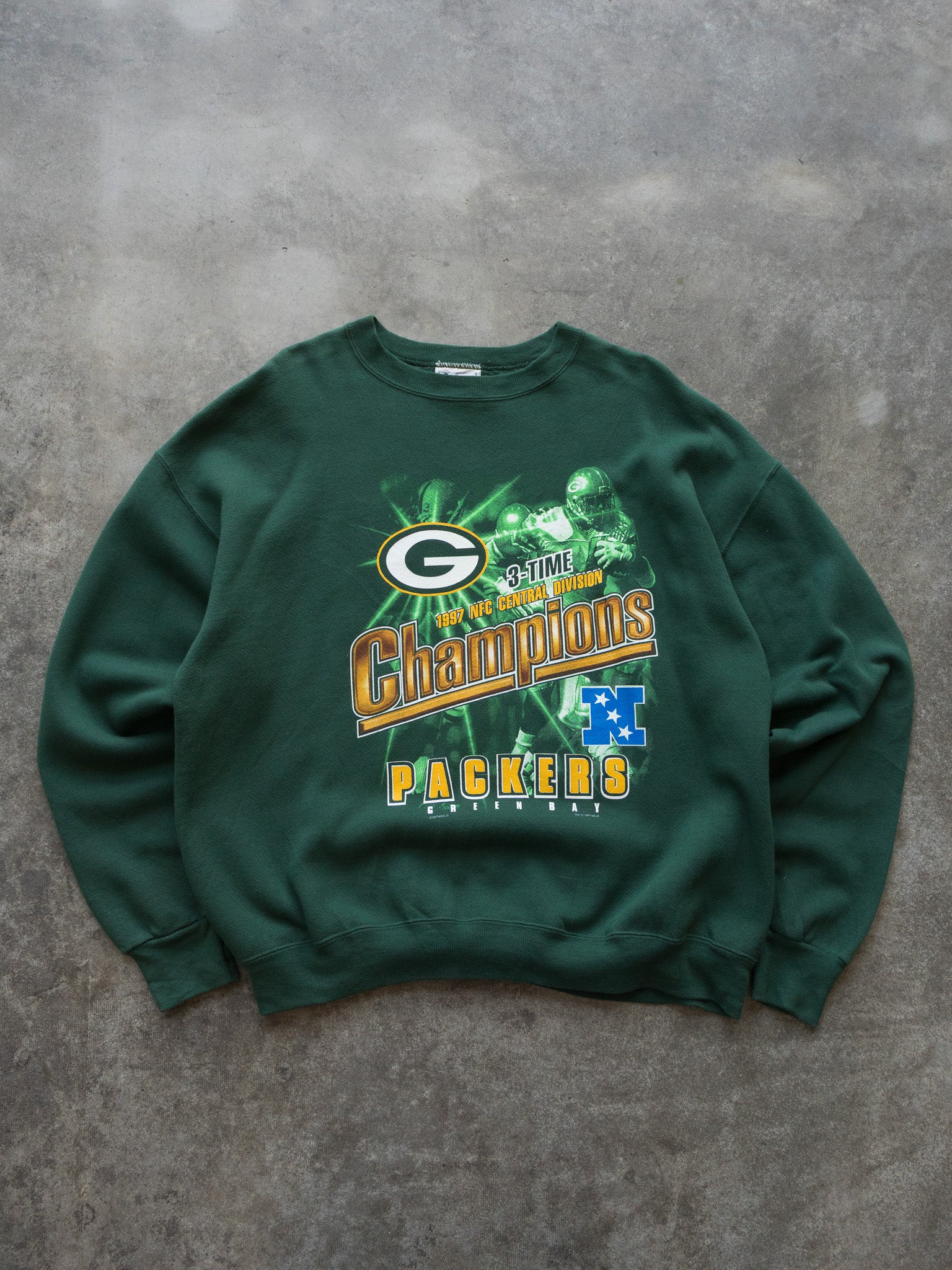 Vintage 1997 Green Bay Packers Champs Sweatshirt (XL)