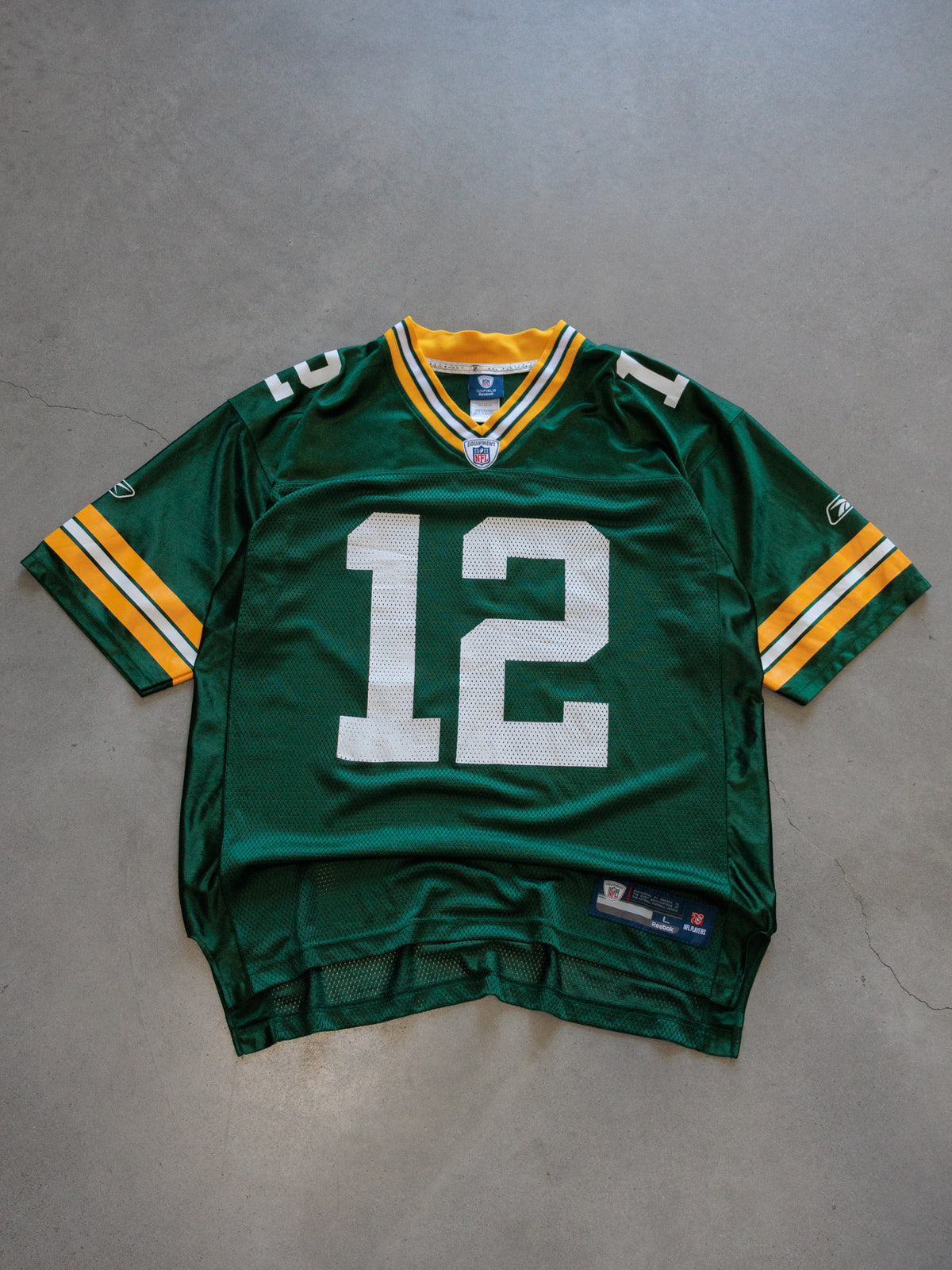 Vintage 00s Green Bay Packers Reebok Rodgers Jersey (L)