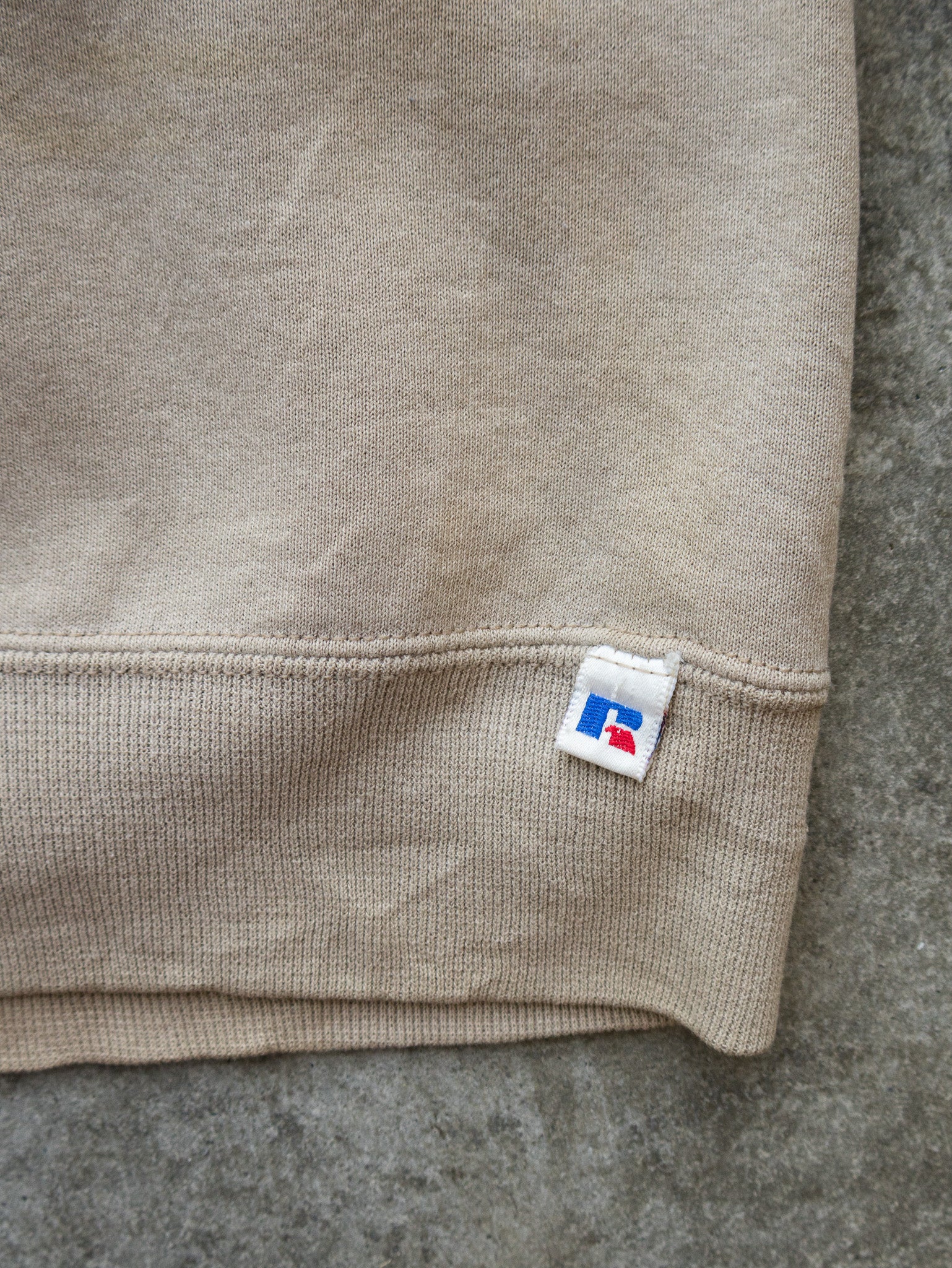 Vintage 90s Tan Russell Athletic Sweatshirt (XL)