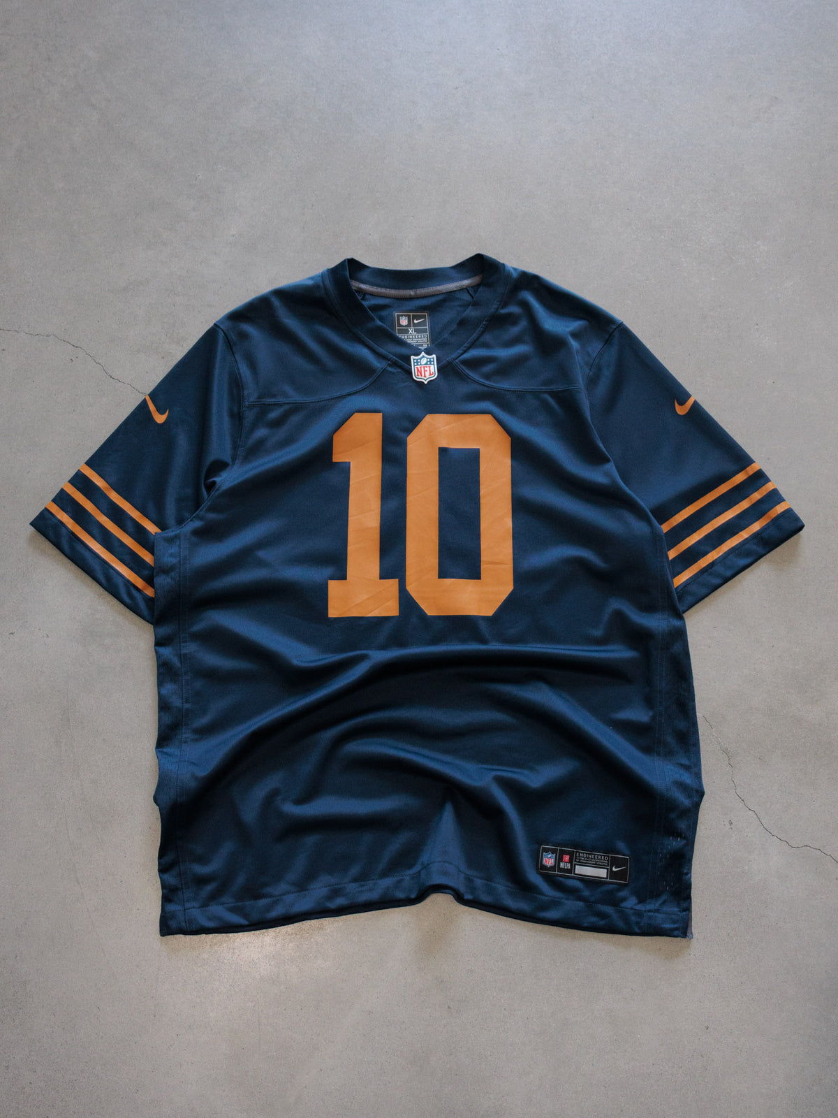 Vintage Navy Nike Chicago Bears Love Jersey (XL)
