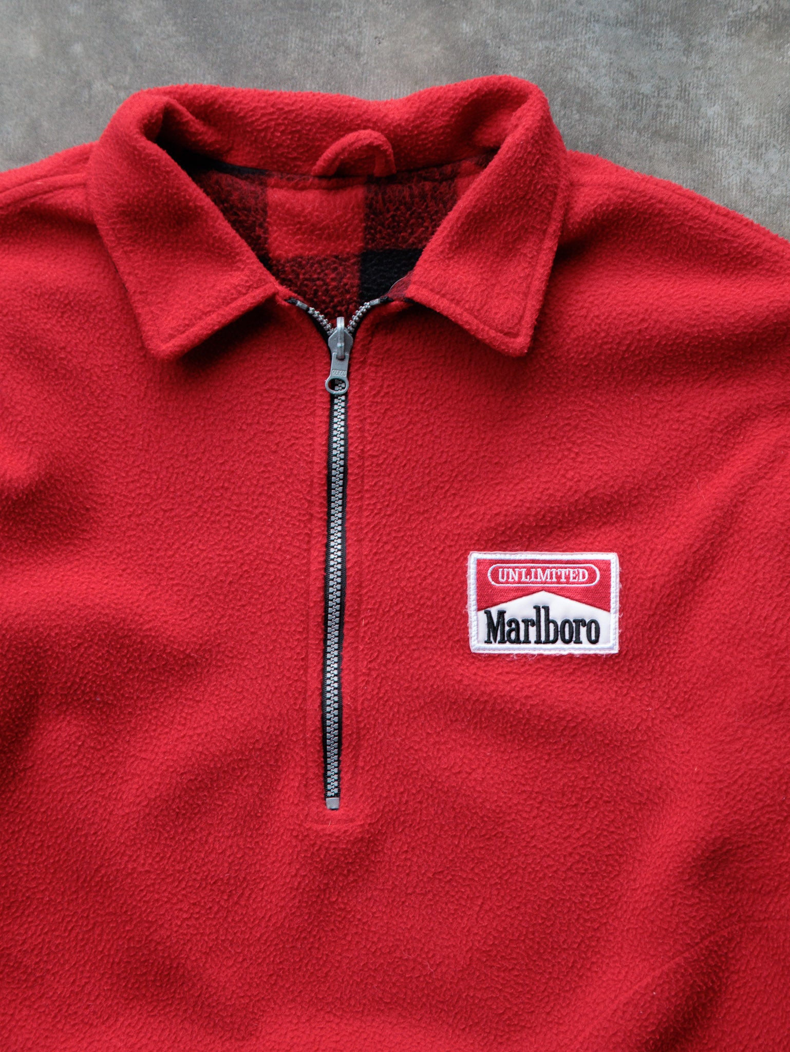 Vintage Red Marlboro Unlimited Fleece Sweatshirt (-)