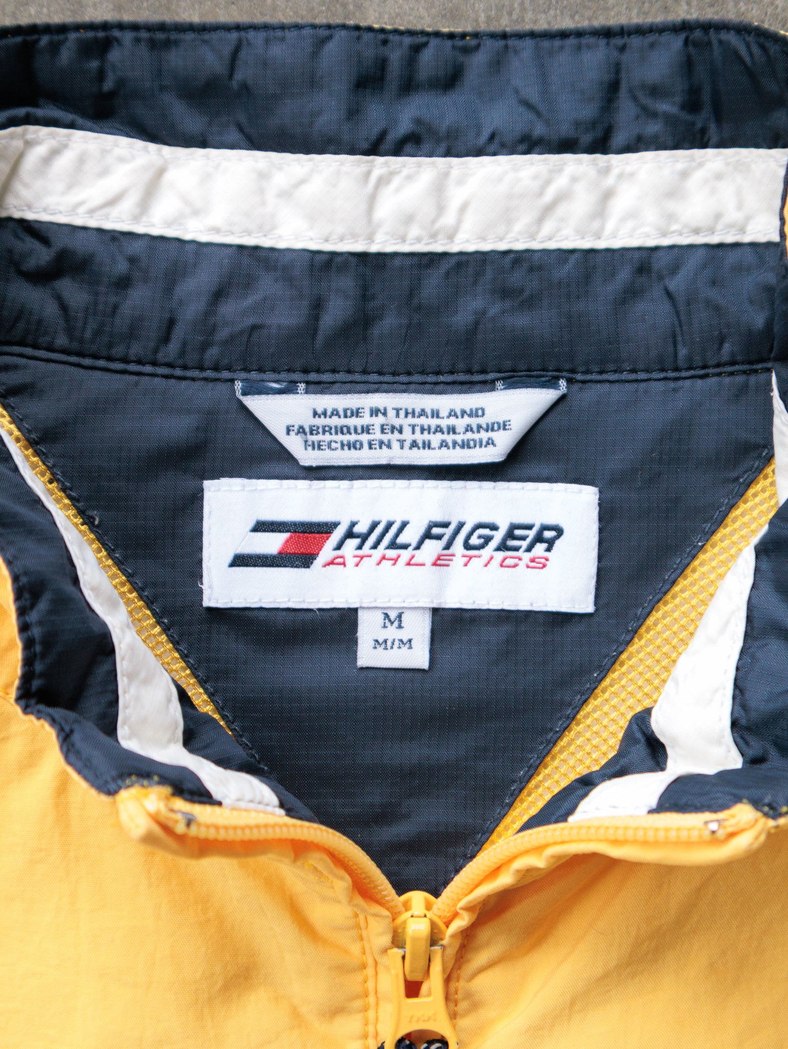 Vintage 00s Yellow Tommy Hilfiger Jacket (M)