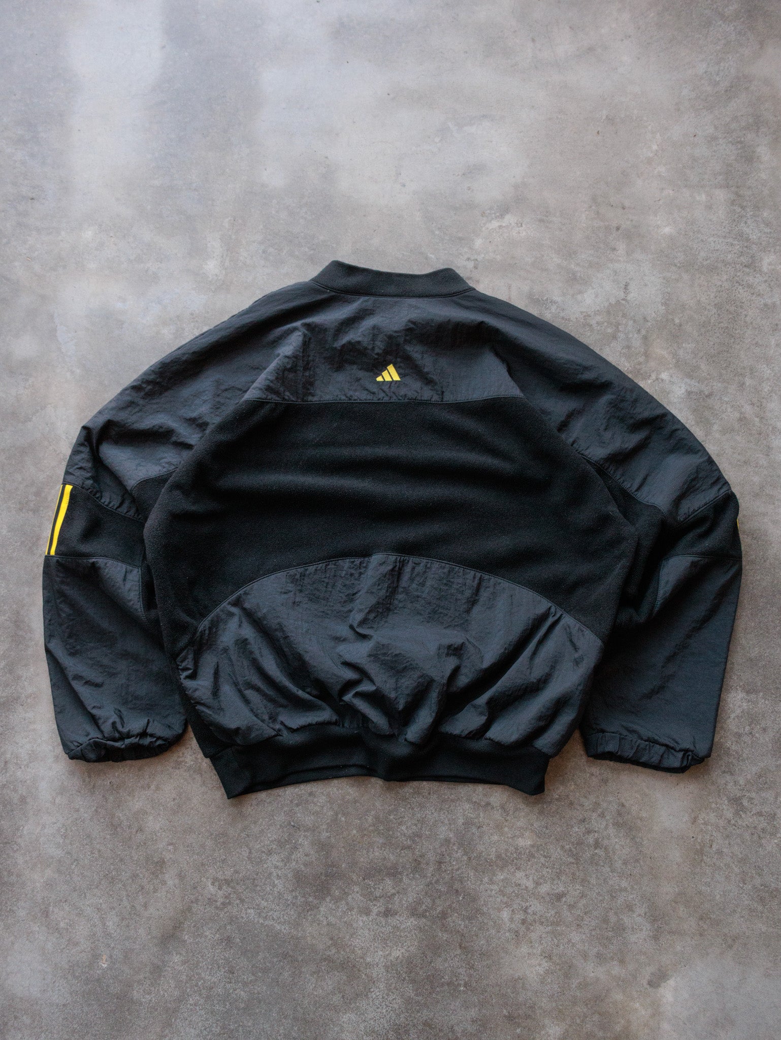 Vintage Black Adidas Fleece Sweatshirt (L)