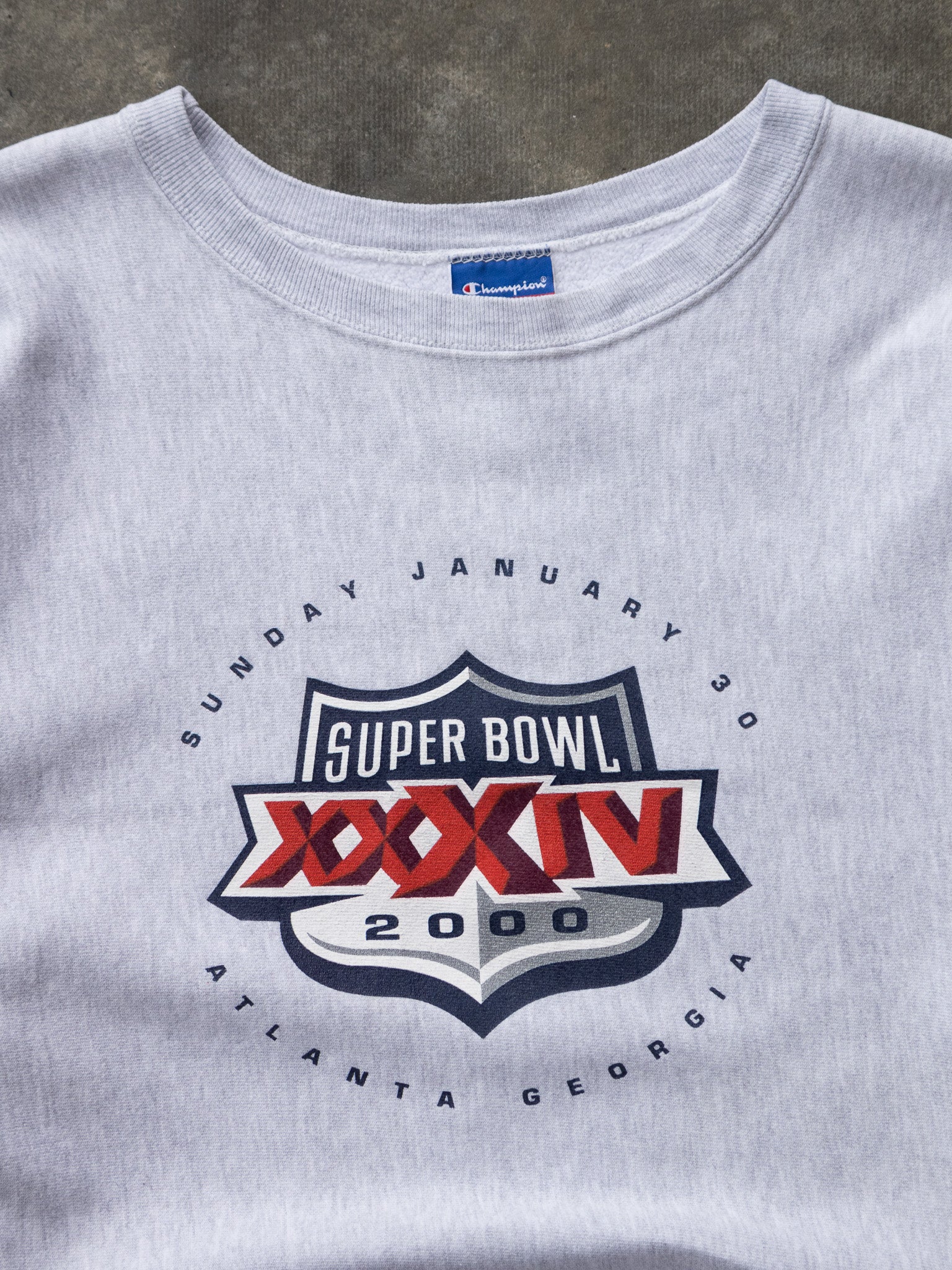 Vintage 2000 Super Bowl Champion Reverse Weave Sweatshirt (XL)