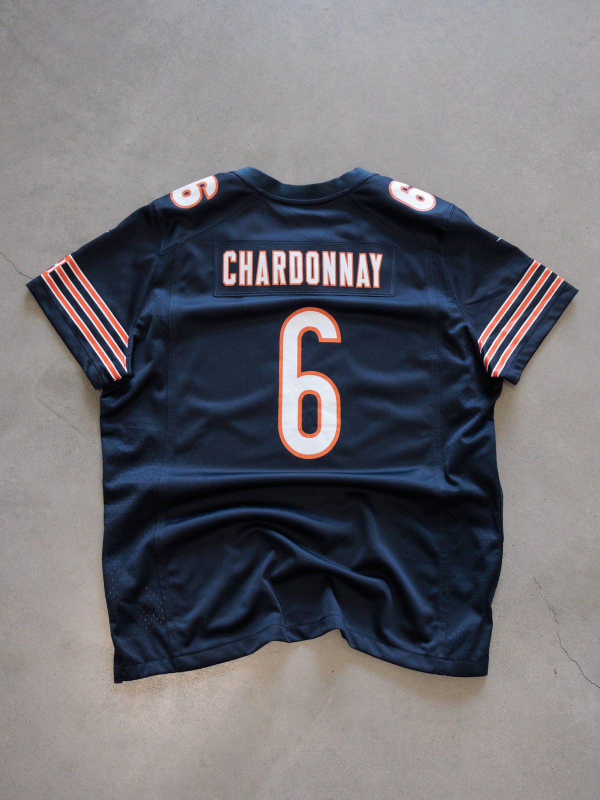 Vintage Navy Nike Chicago Bears Chardonnay Jersey (XL)