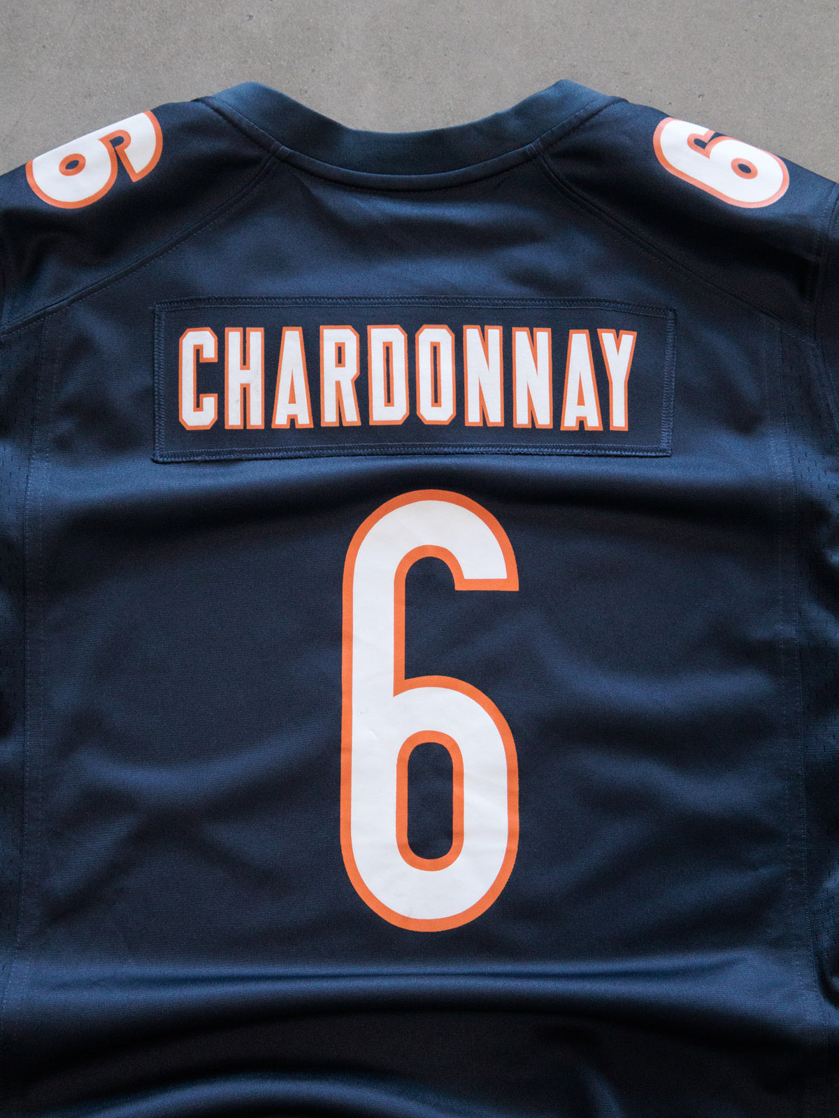 Vintage Navy Nike Chicago Bears Chardonnay Jersey (XL)