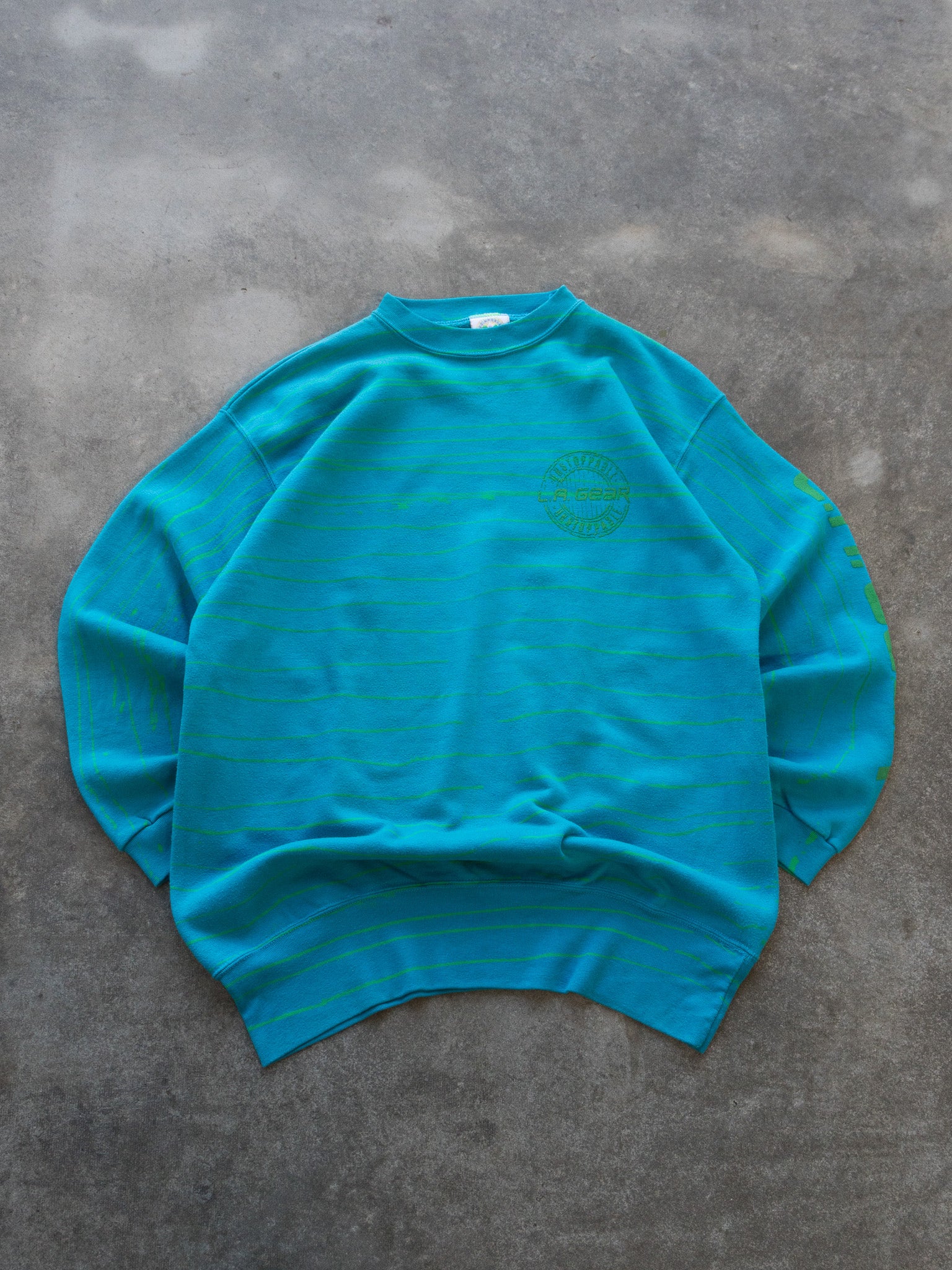 Vintage Teal LA Gear Sweatshirt (XL)
