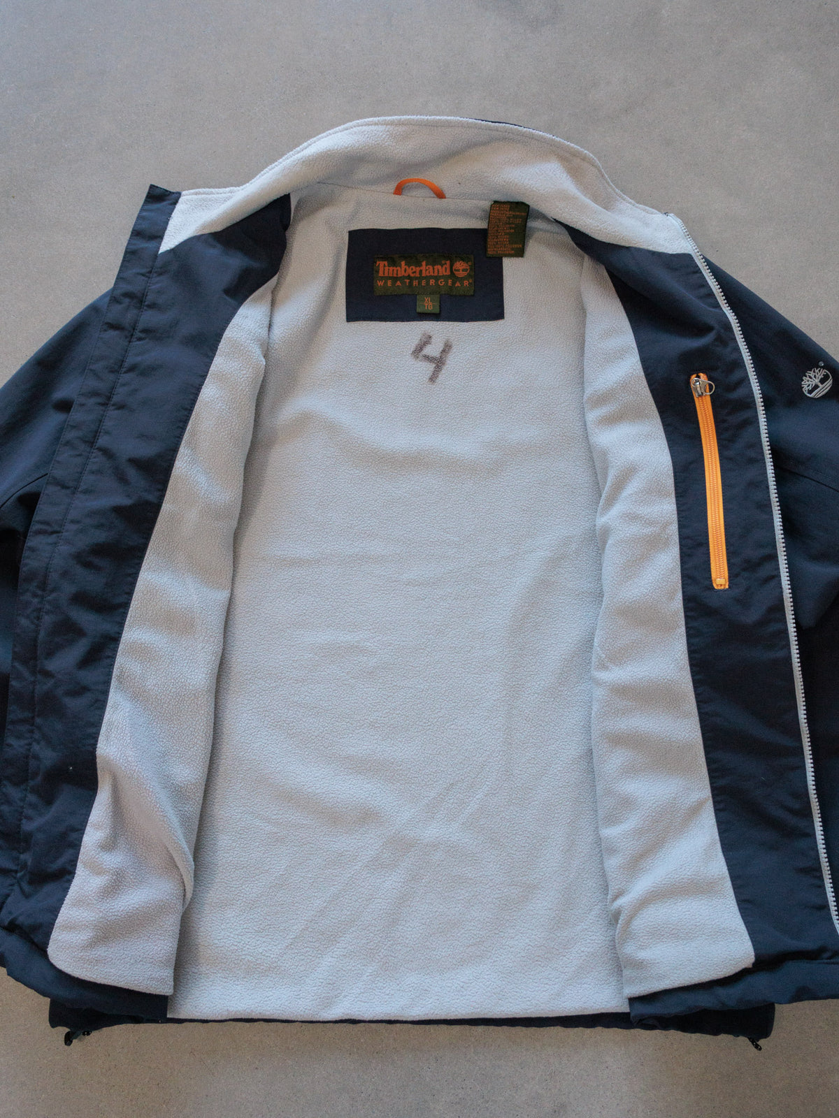Vintage 00s Navy Timberland Weathergear Jacket (XL)