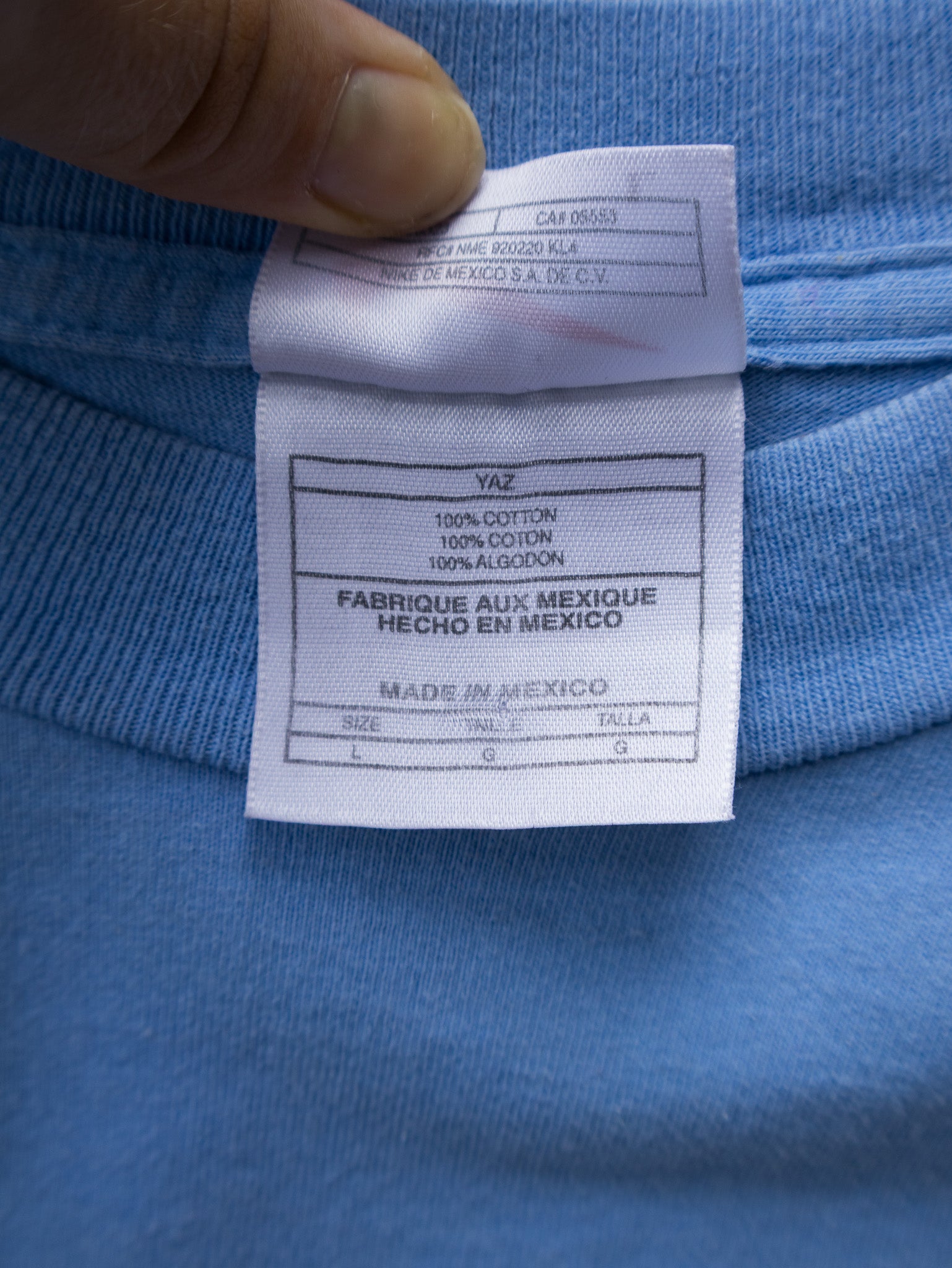 Vintage 00s Blue Nike Logo Long Sleeve (L)