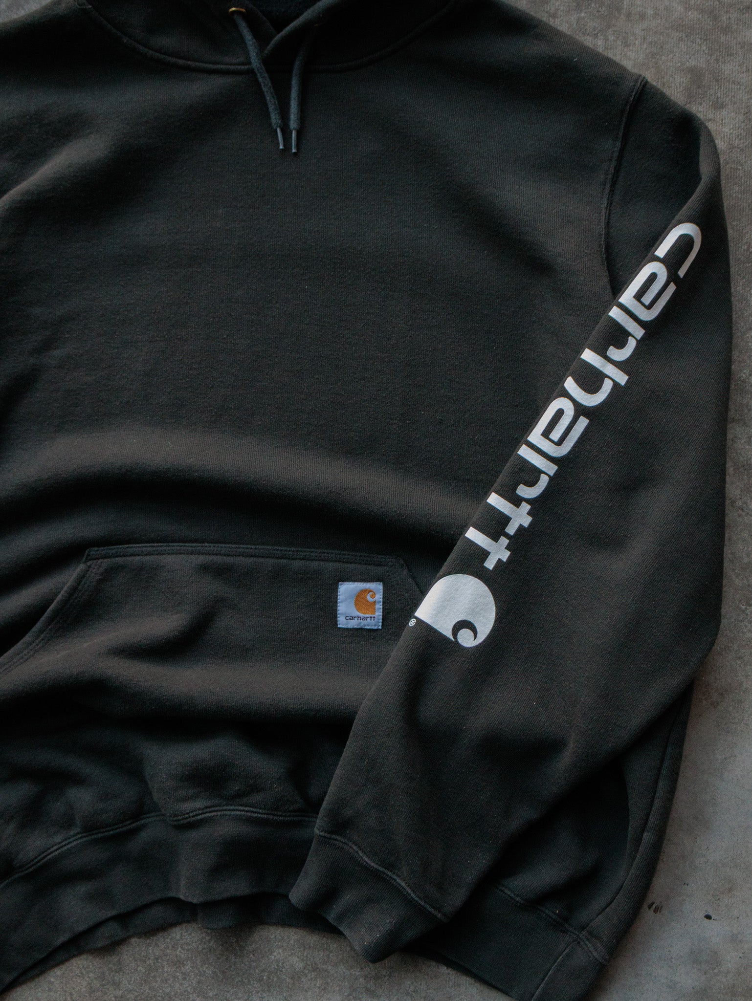 Vintage Black Carhartt Hoodie (L)