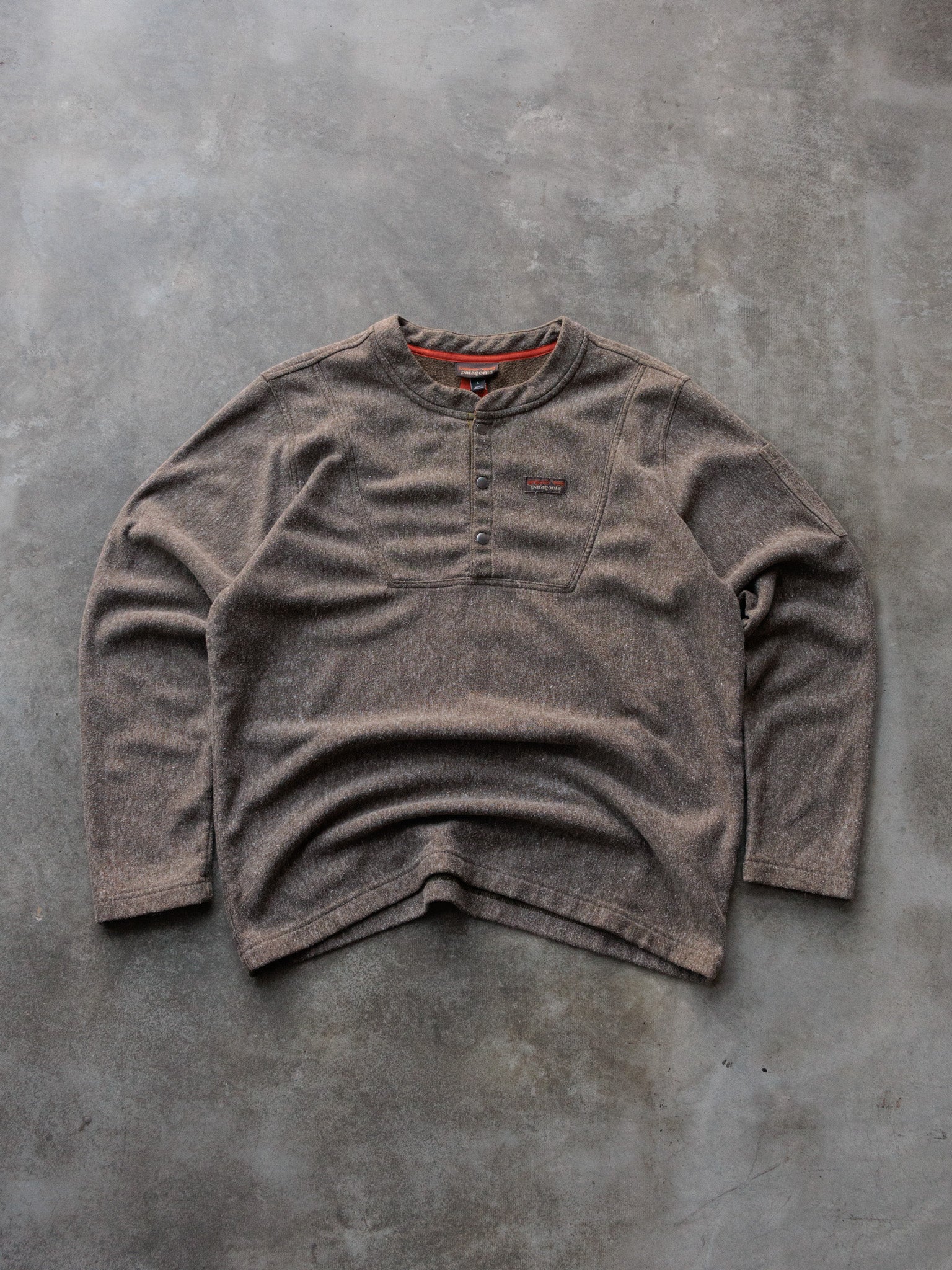 Vintage Brown Patagonia Fleece Sweatshirt (L)