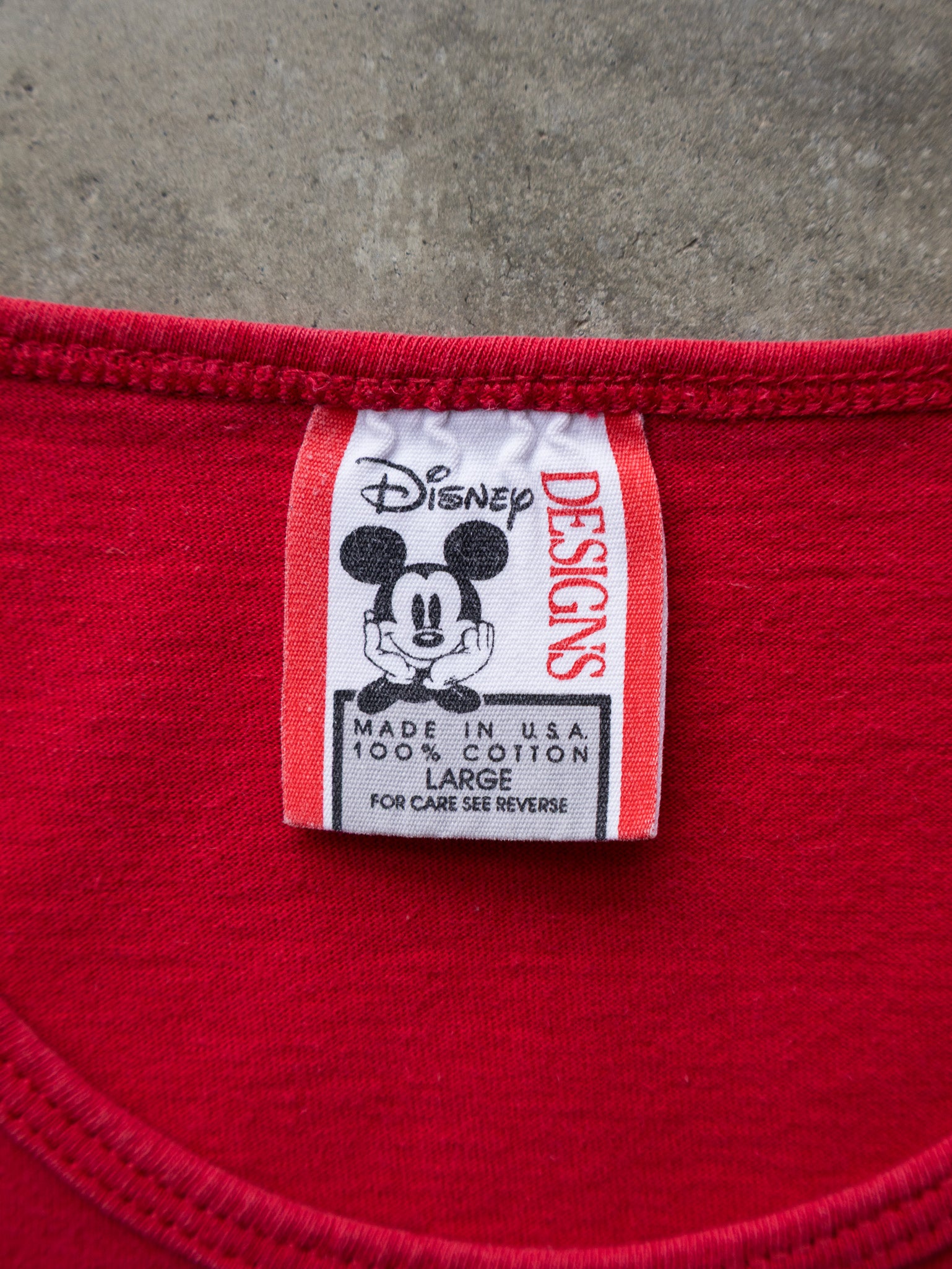 Vintage 90s Mickey Mouse Epcot Tank (L)