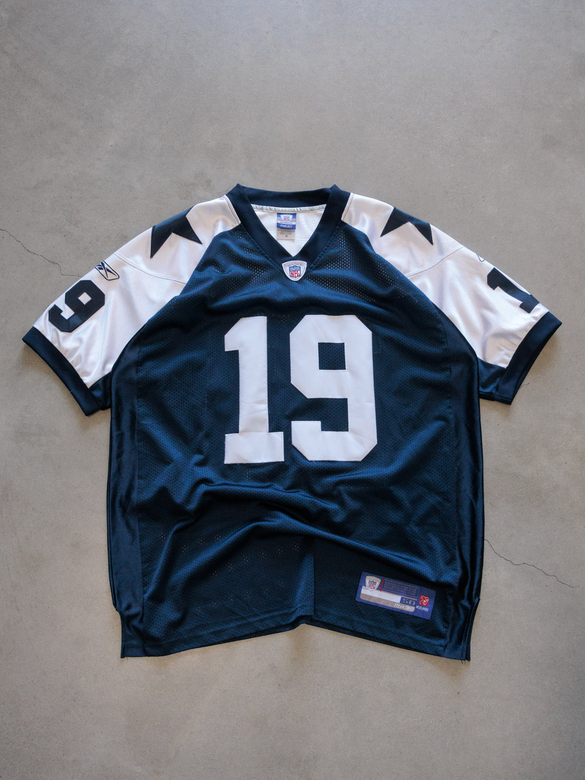 Vintage Navy Reebok Dallas Cowboys Austin Jersey (L)