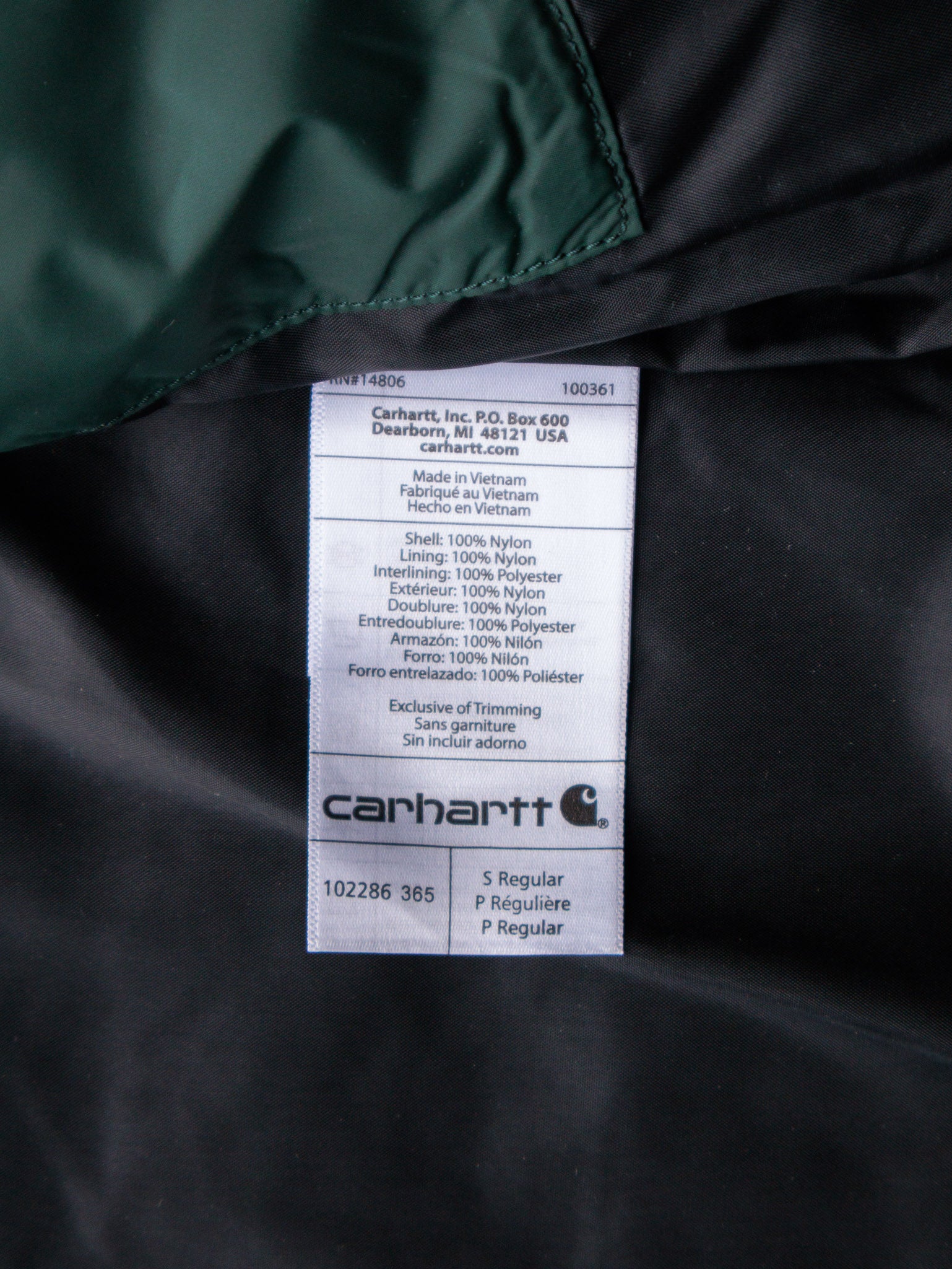 Vintage Green Carhartt Vest (S)